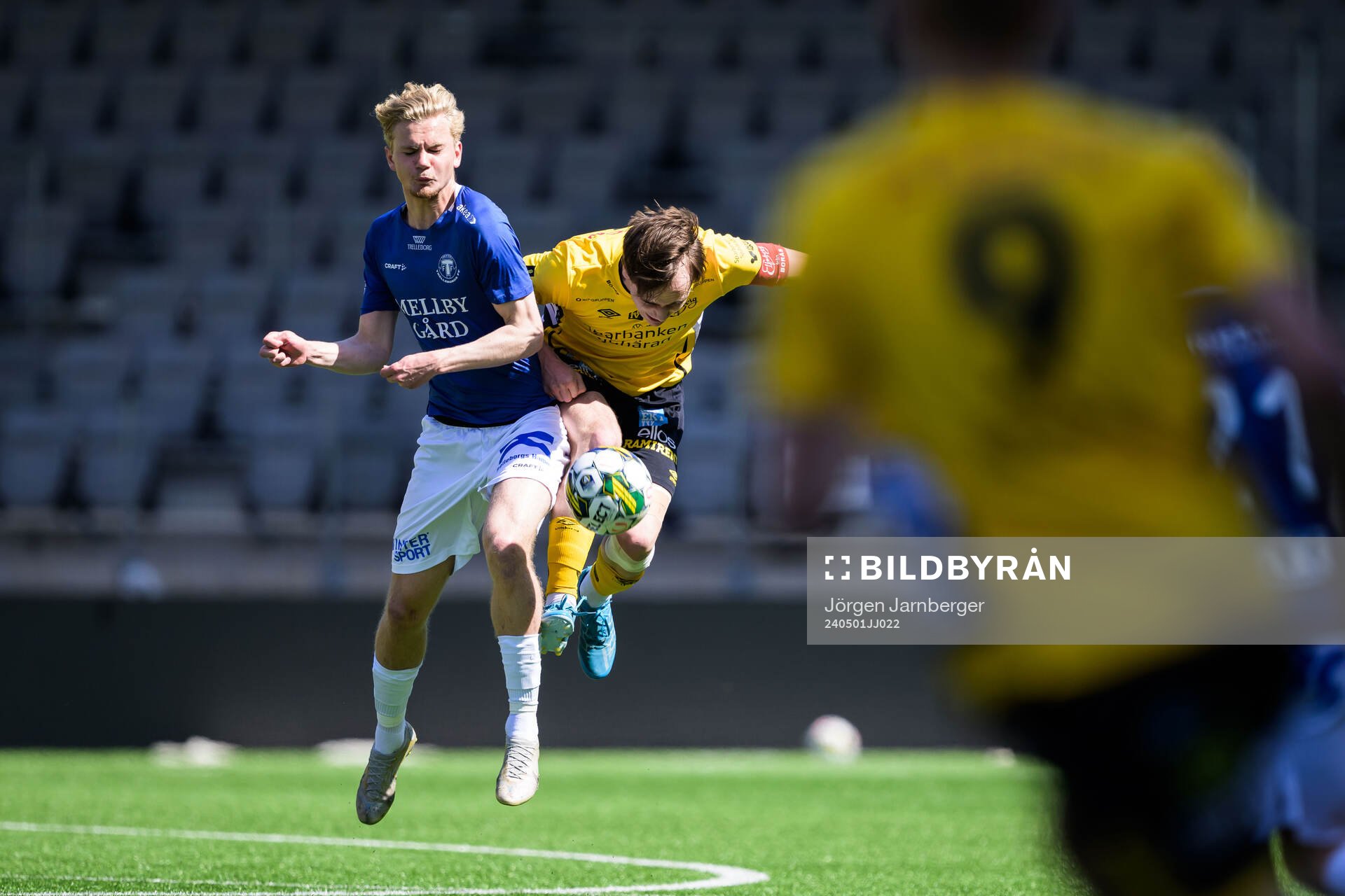 Elfsborgs Frode Aronsson (K) under fotbollsmatchen i P19 Superettan Södra mellan Elfsborg och Trelleborg den 1 maj 2024 i Borås. 