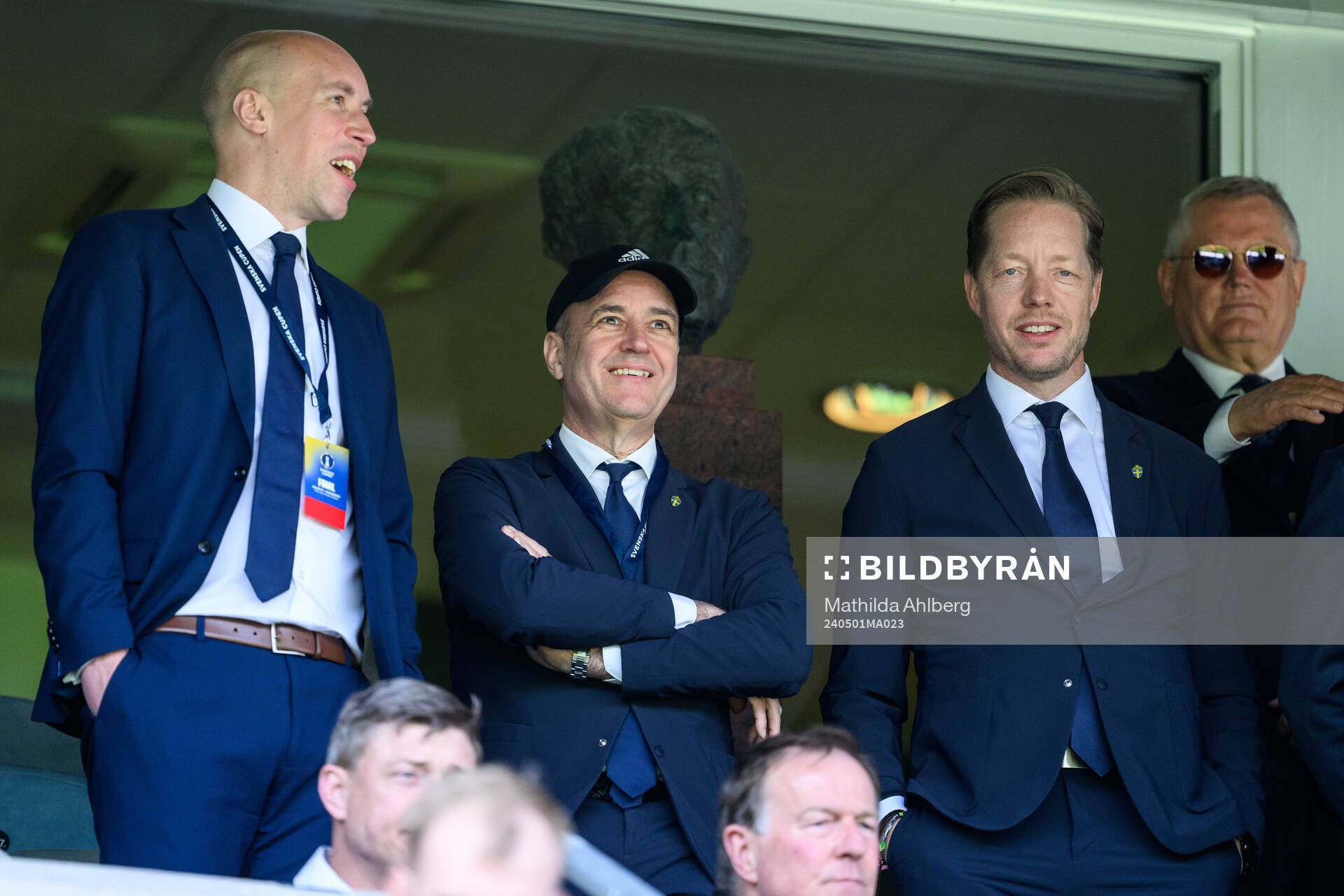 Svenska Fotbollförbundets ordförande Fredrik Reinfeldt