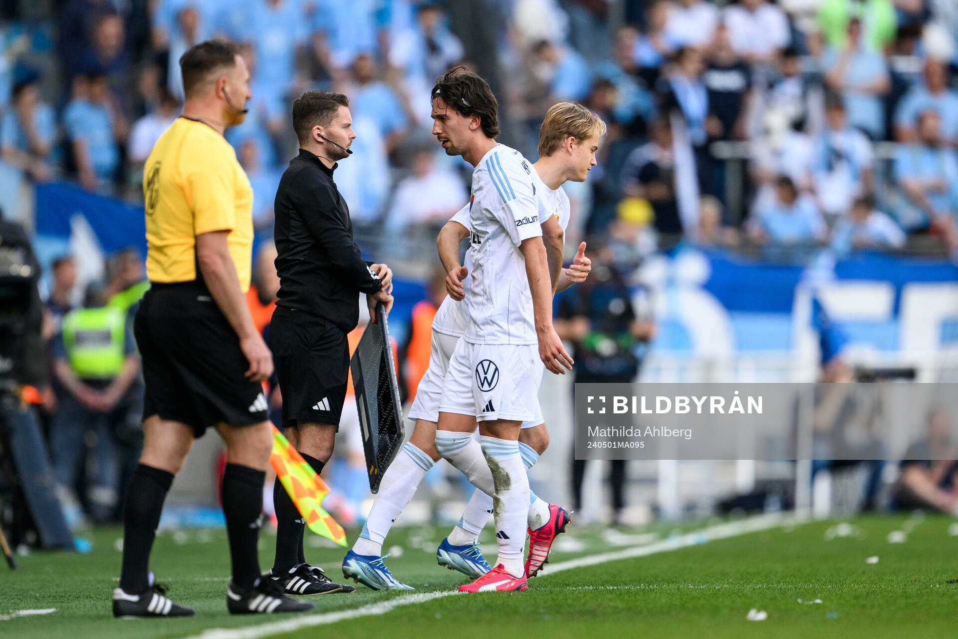 Djurgårdens Gustav Wikheim och Oskar Fallenius