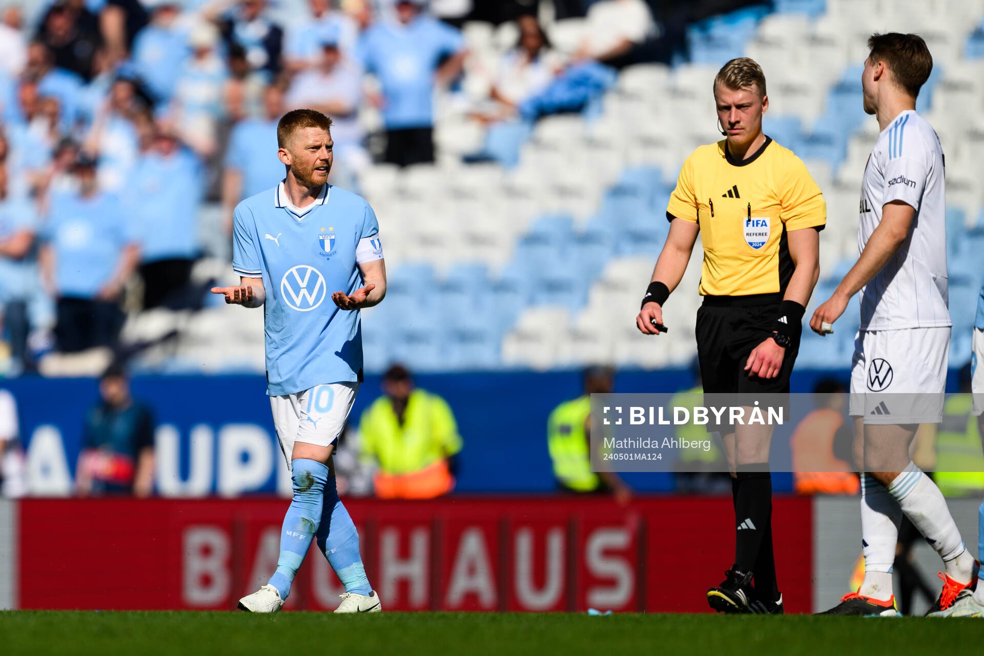 Malmö FFs Anders Christiansen reagerar