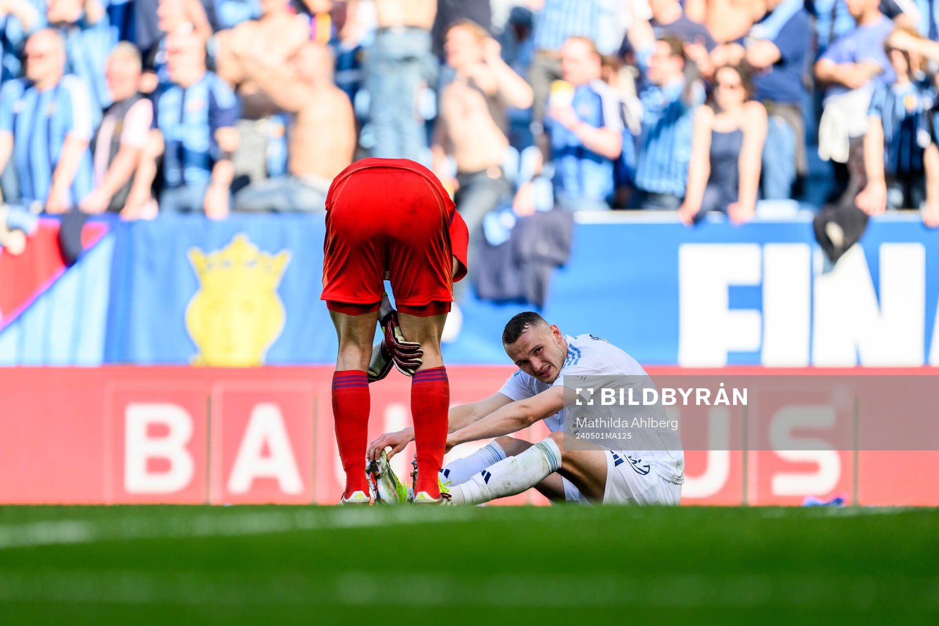Djurgårdens Piotr Johansson har ont