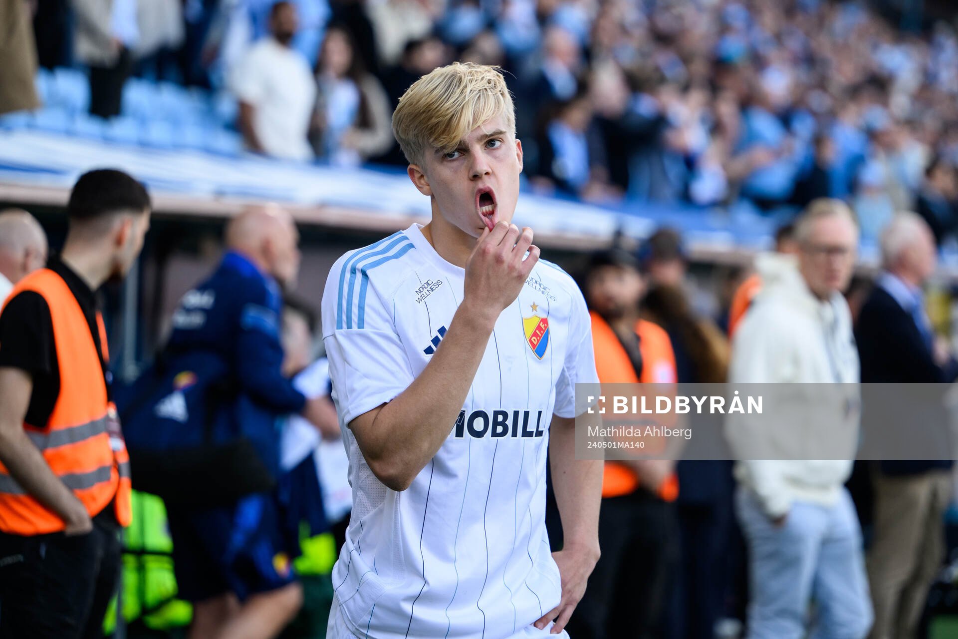 Djurgårdens Lucas Bergvall deppar