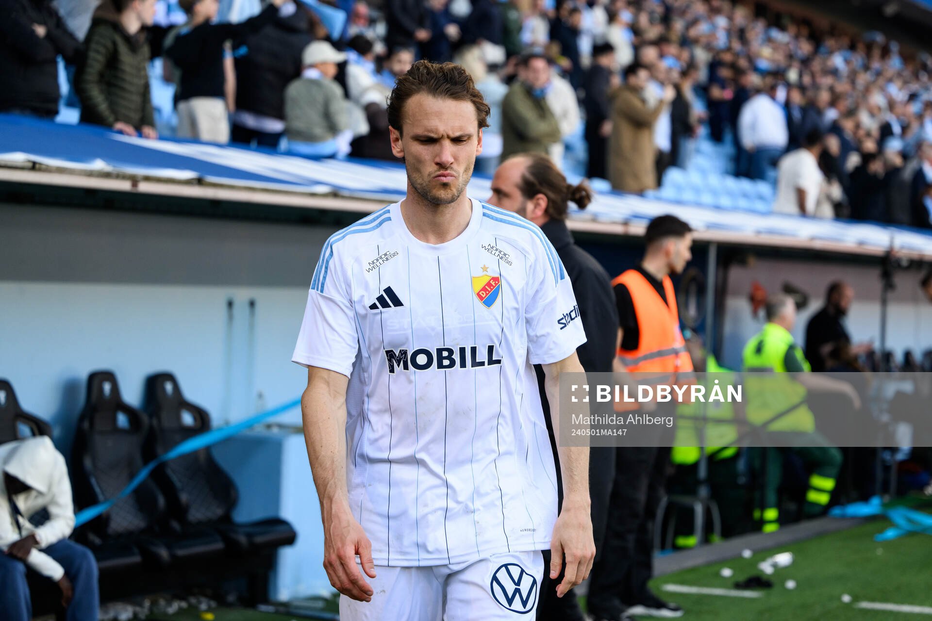 Djurgårdens Albin Ekdal deppar