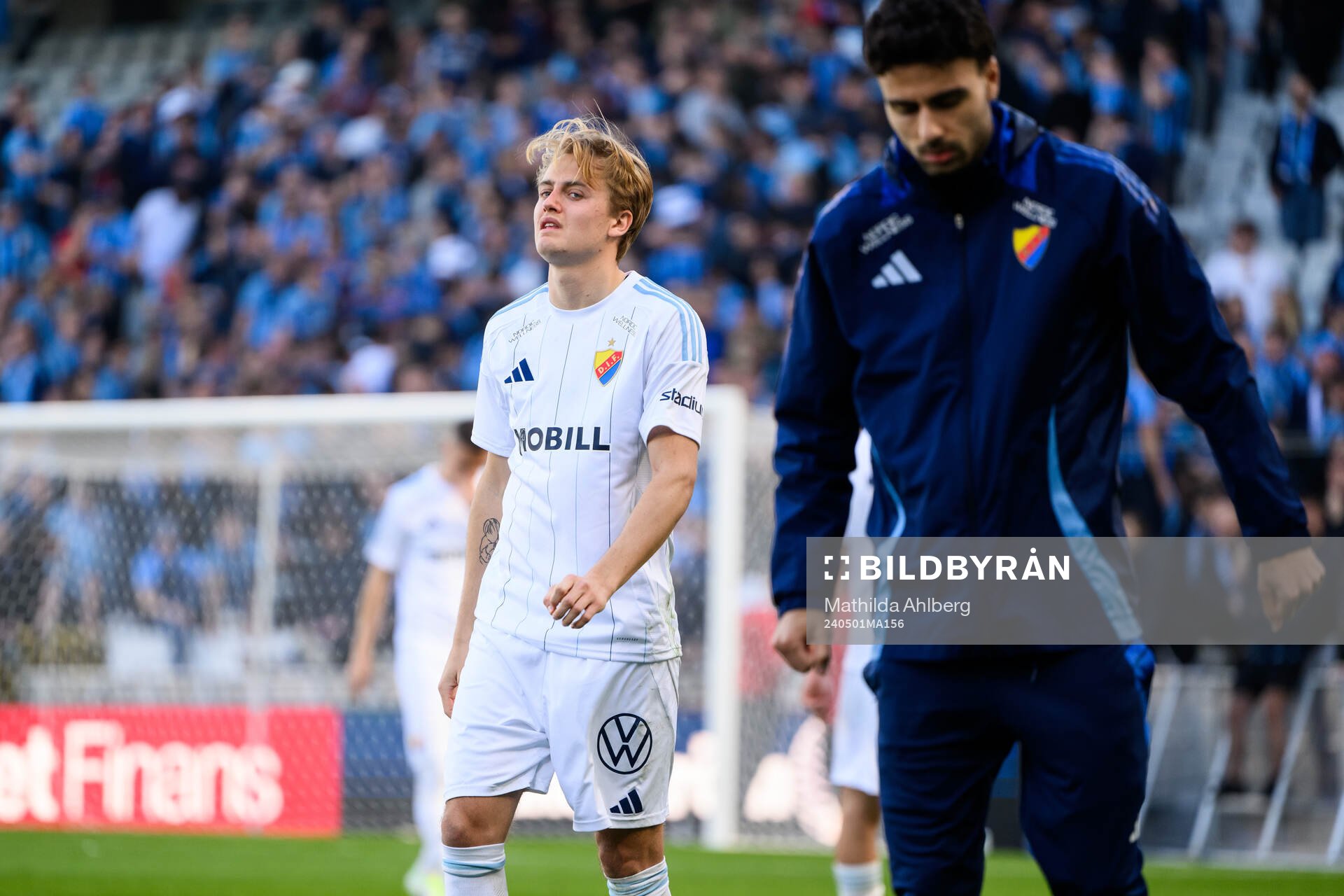 Djurgårdens Oskar Fallenius deppar
