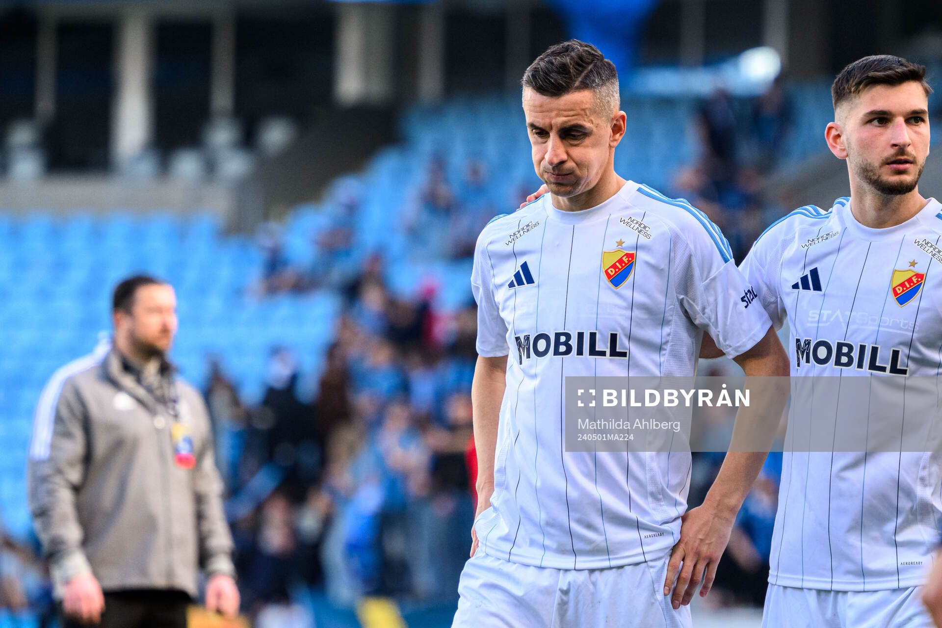 Djurgårdens Haris Radetinac deppar