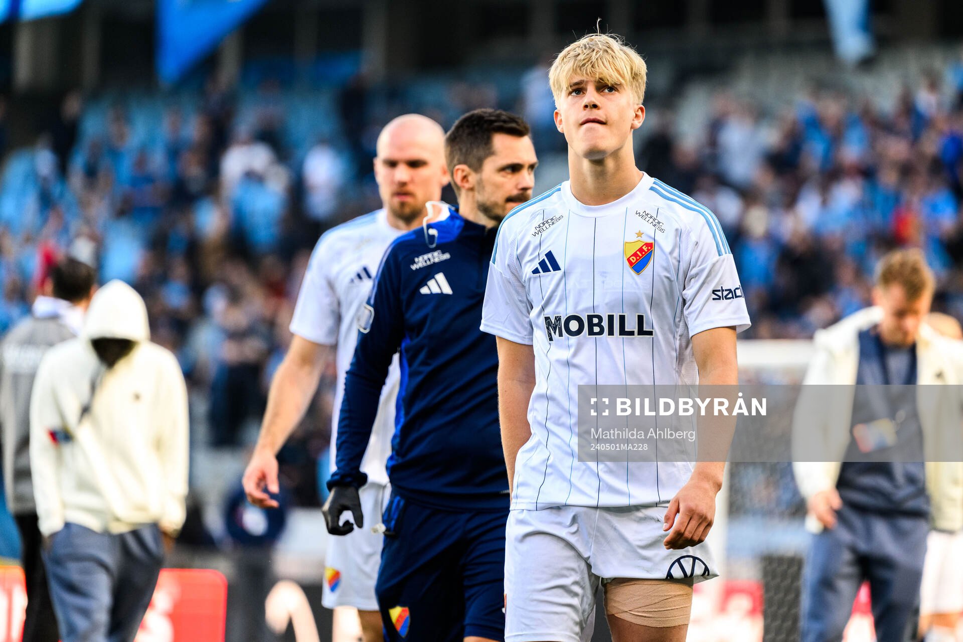 Djurgårdens Lucas Bergvall deppar