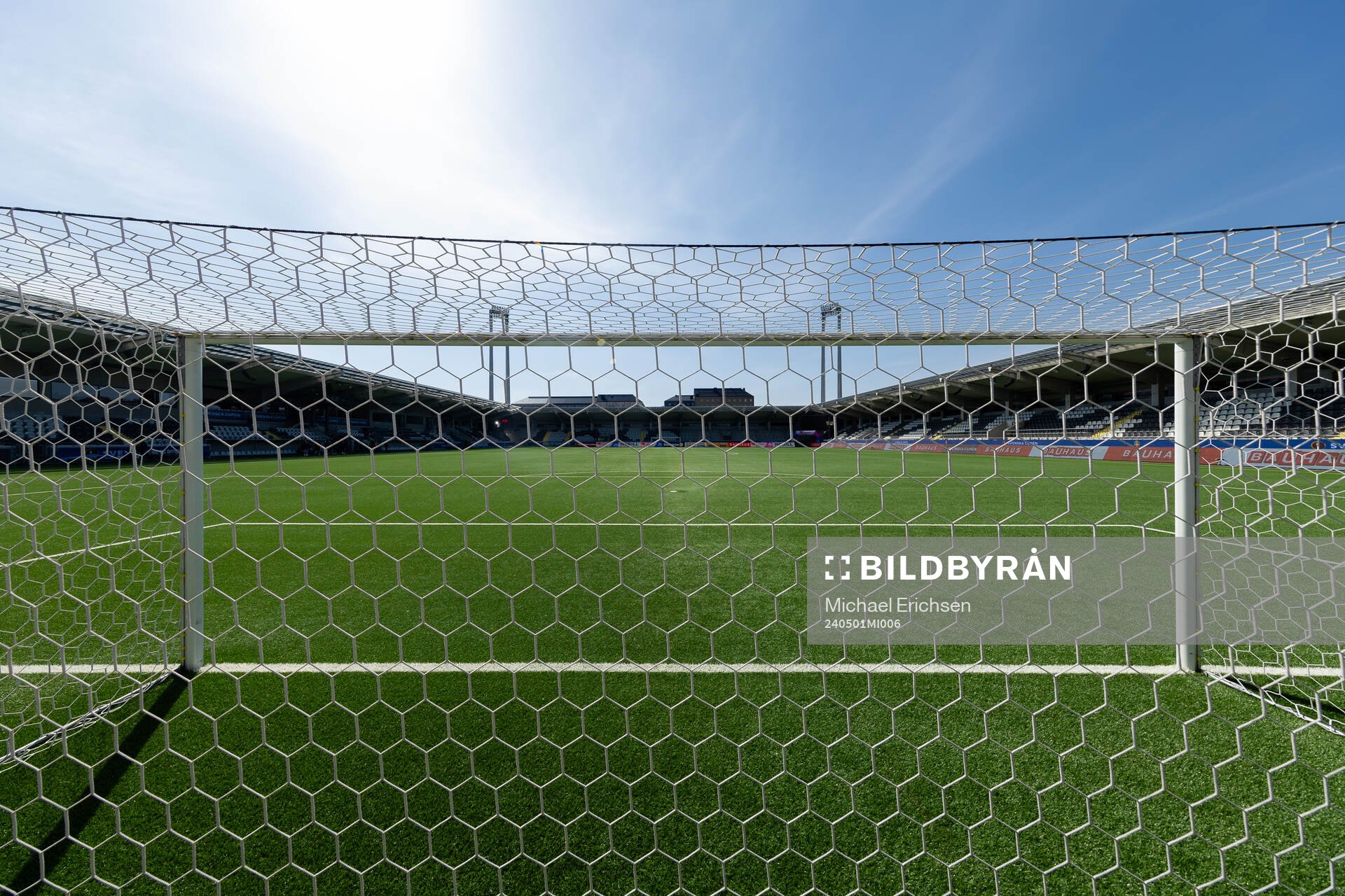 Bravidea Arena innan finalen i Svenska Cupen mellan Häcken och Piteå den 1 maj 2024 i Göteborg. 