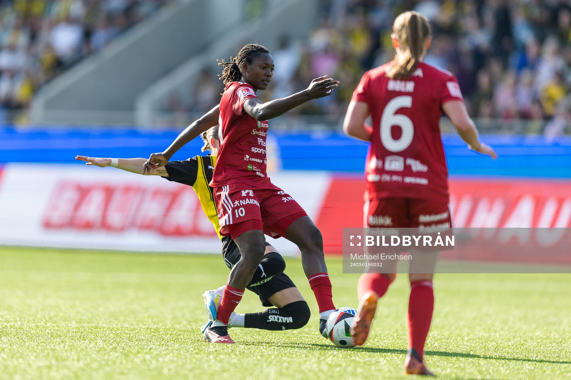 Häckens Filippa Curmark och Piteås Anam Imo