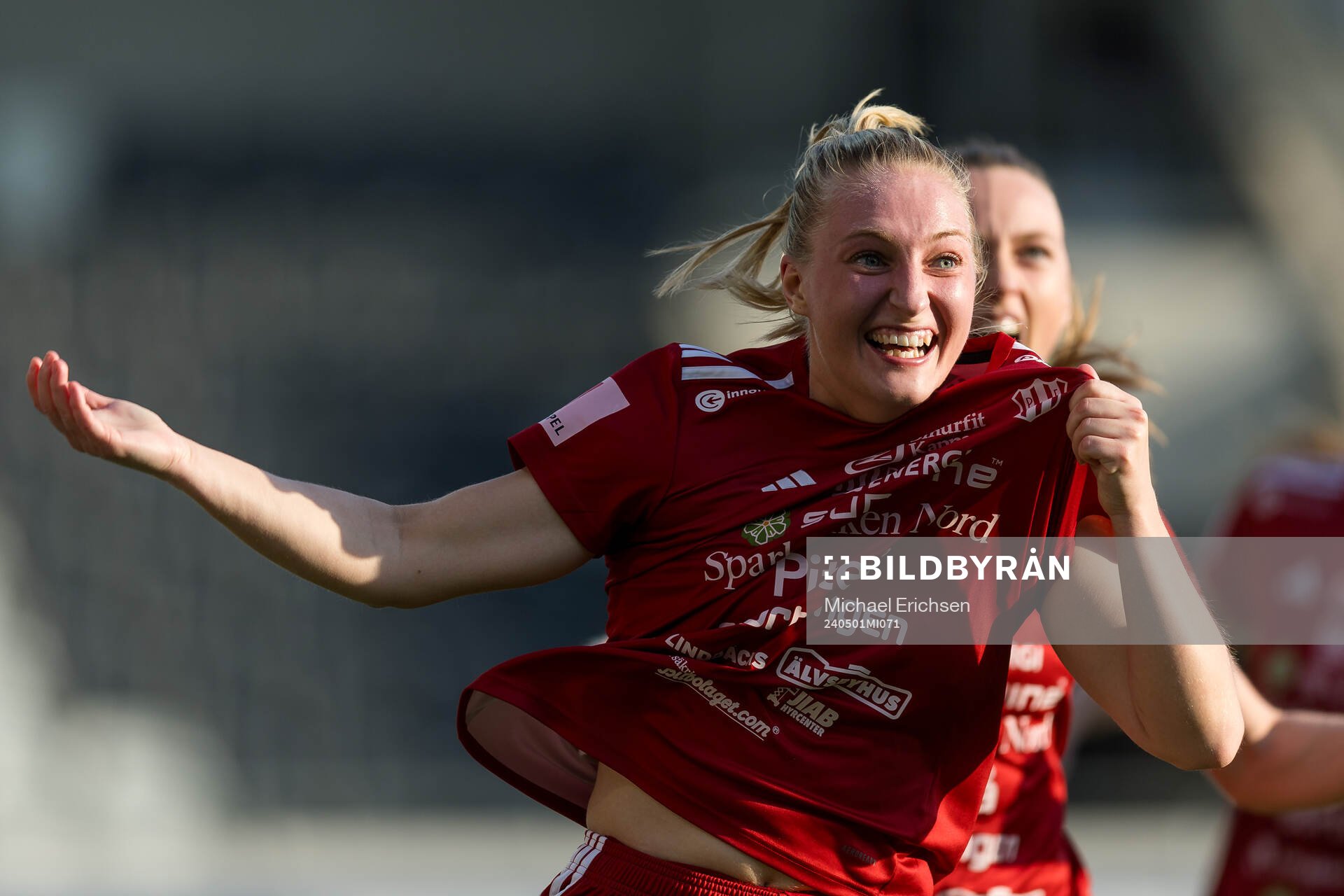 Piteås Emma Viklund jublar