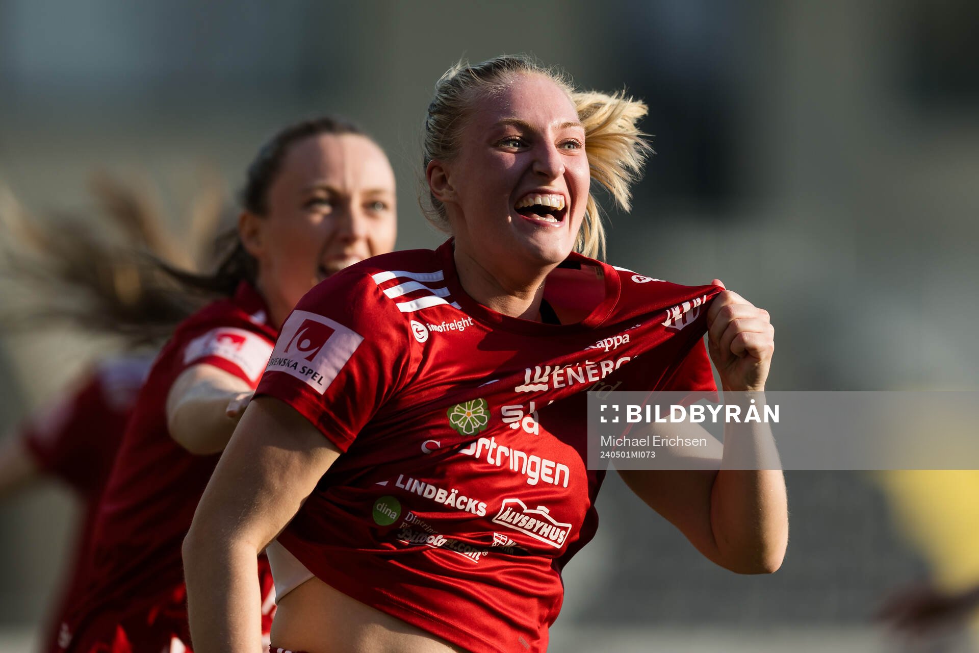 Piteås Emma Viklund jublar