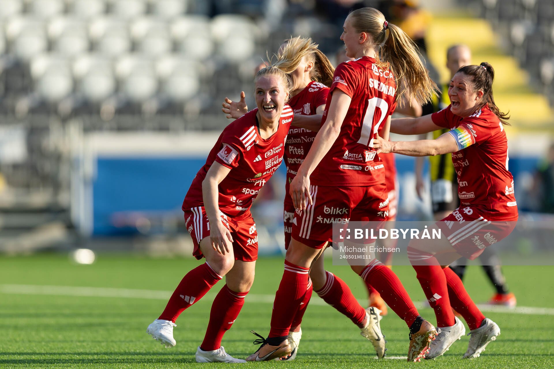 Piteås Emma Viklund jublar