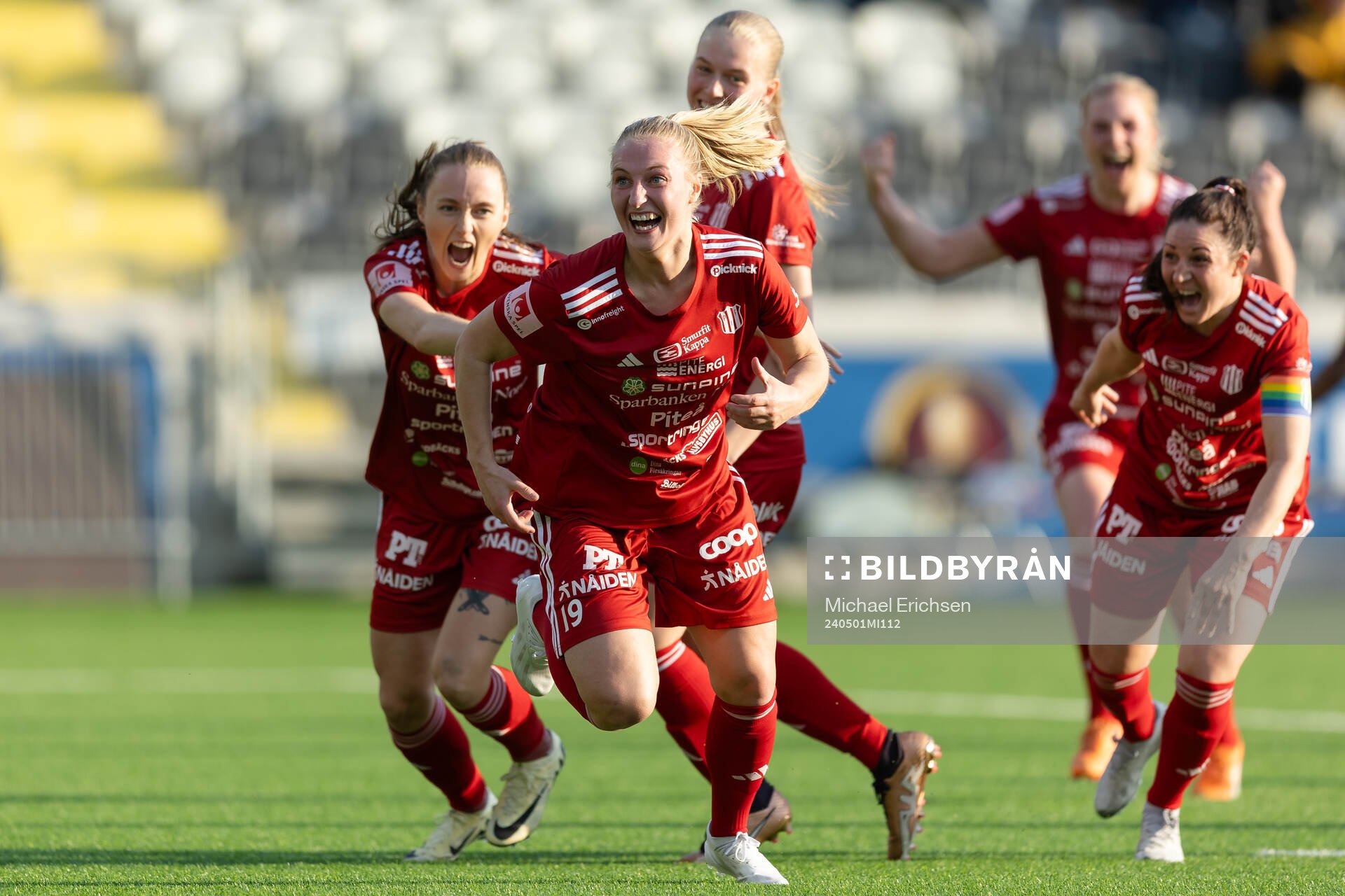 Piteås Emma Viklund jublar