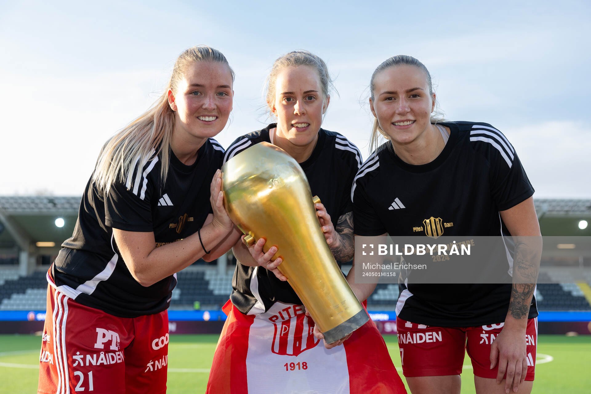 Piteås Ronja Aronsson, Cecilia Edlund och Selina