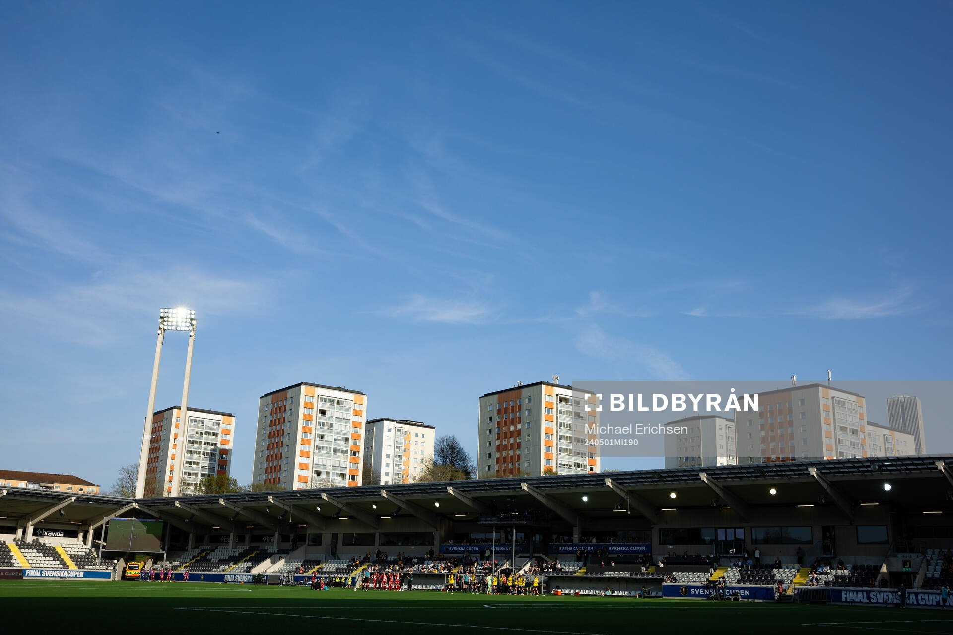 Vy över Bravida Arena