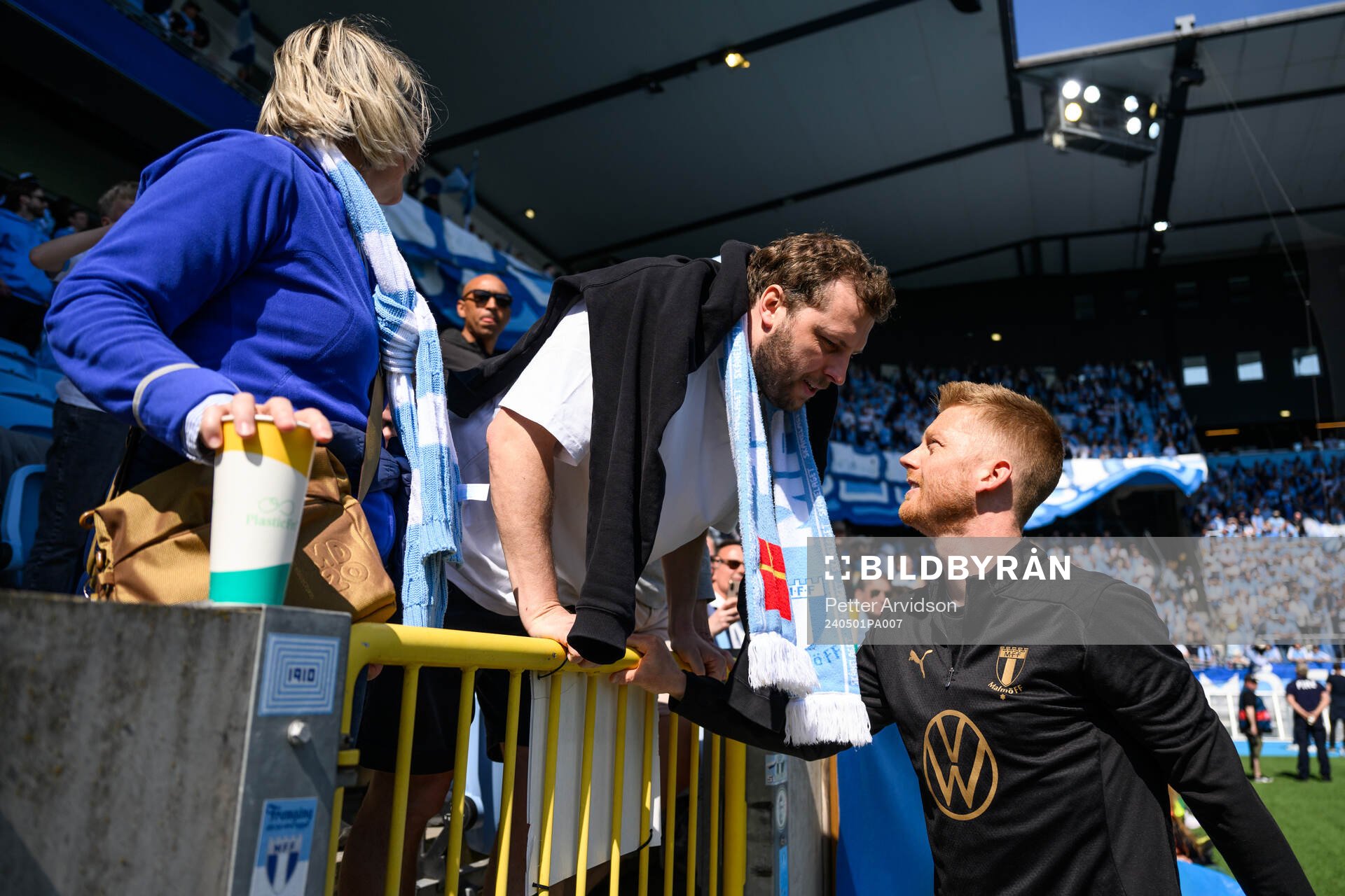 Malmö FFs Anders Christiansen med familj