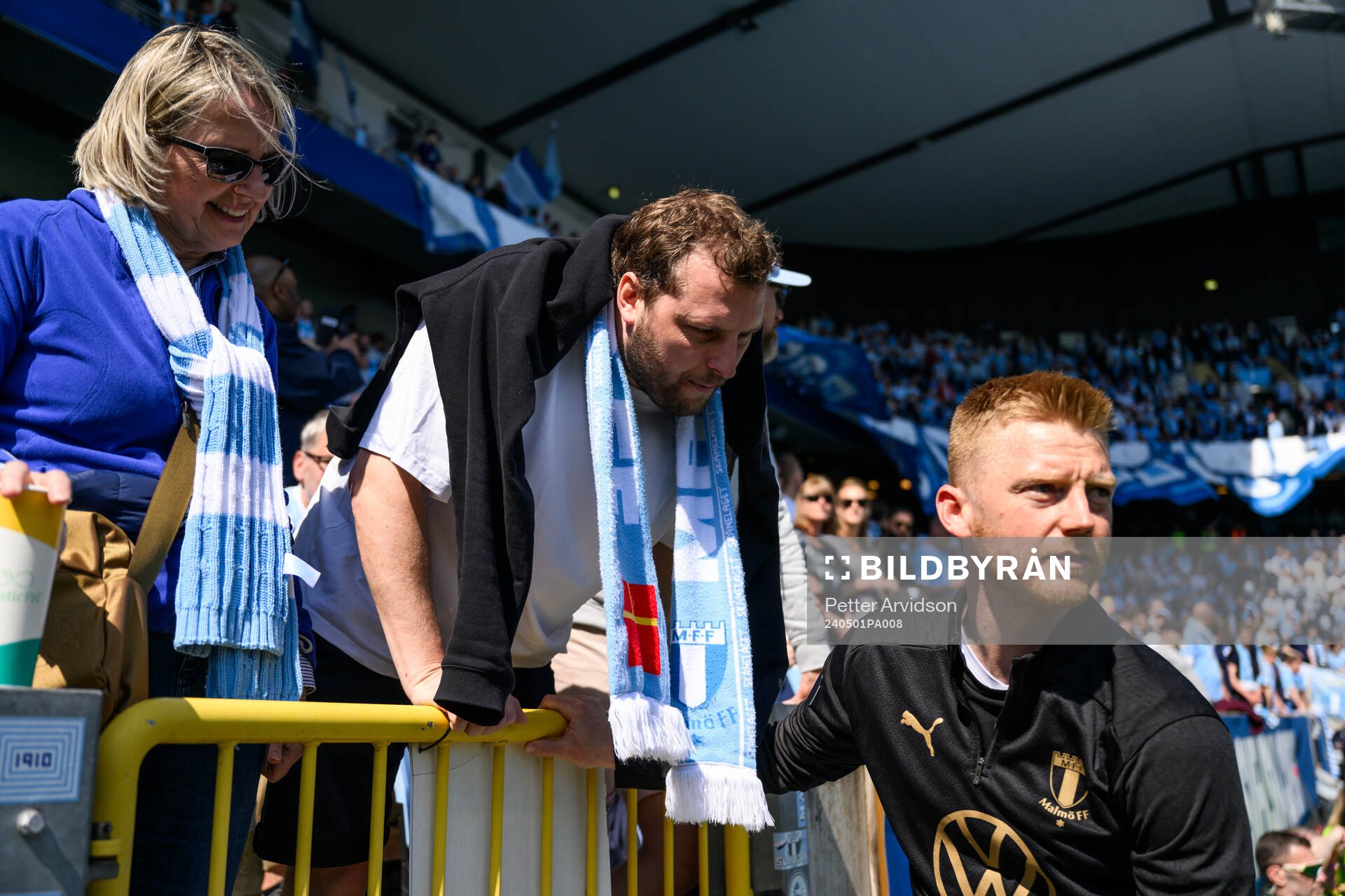 Malmö FFs Anders Christiansen med familj