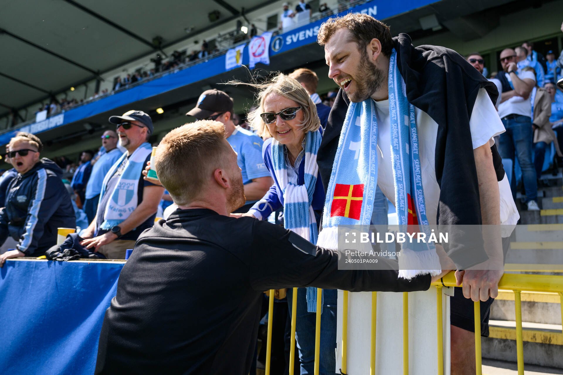 Malmö FFs Anders Christiansen med familj