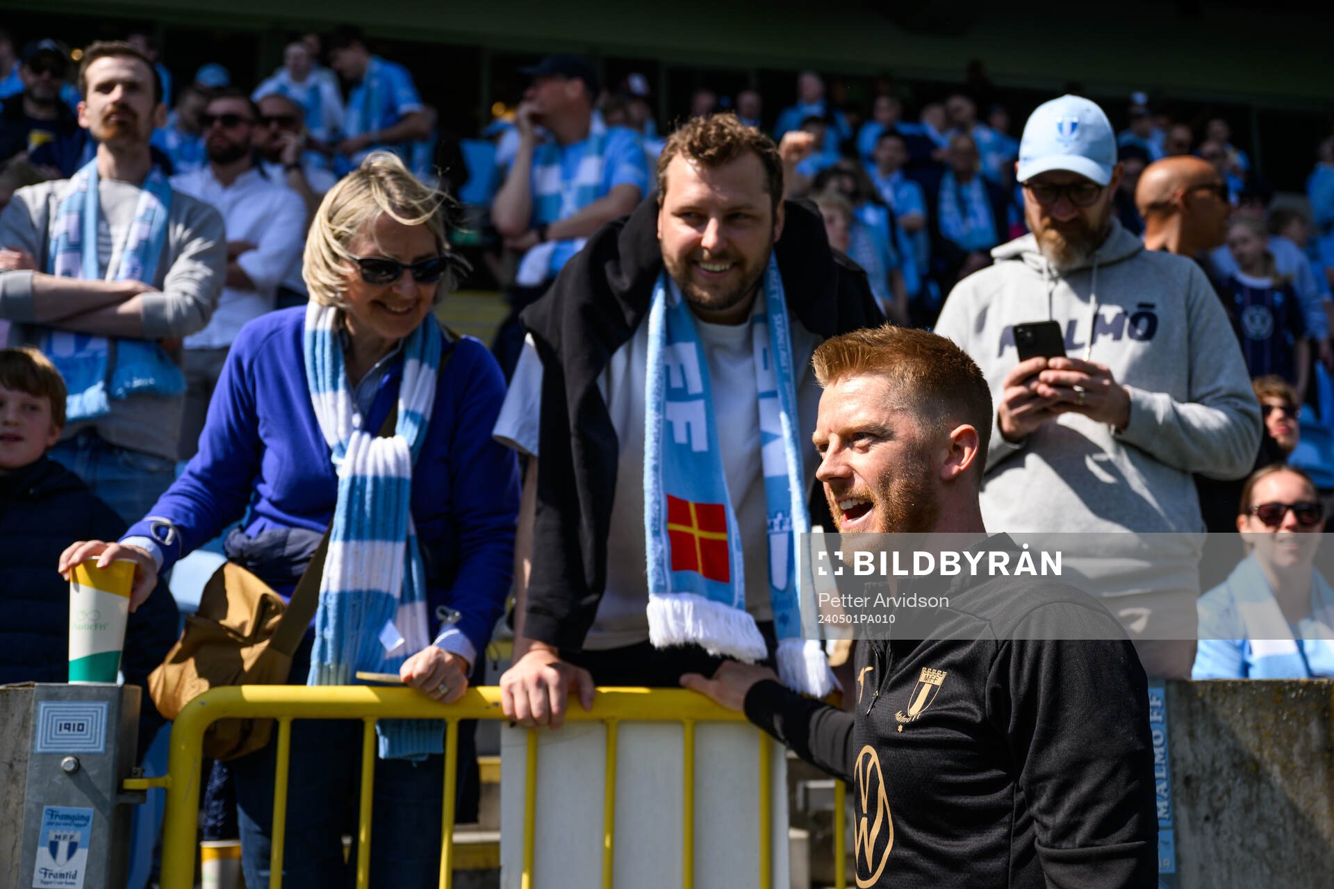 Malmö FFs Anders Christiansen med familj