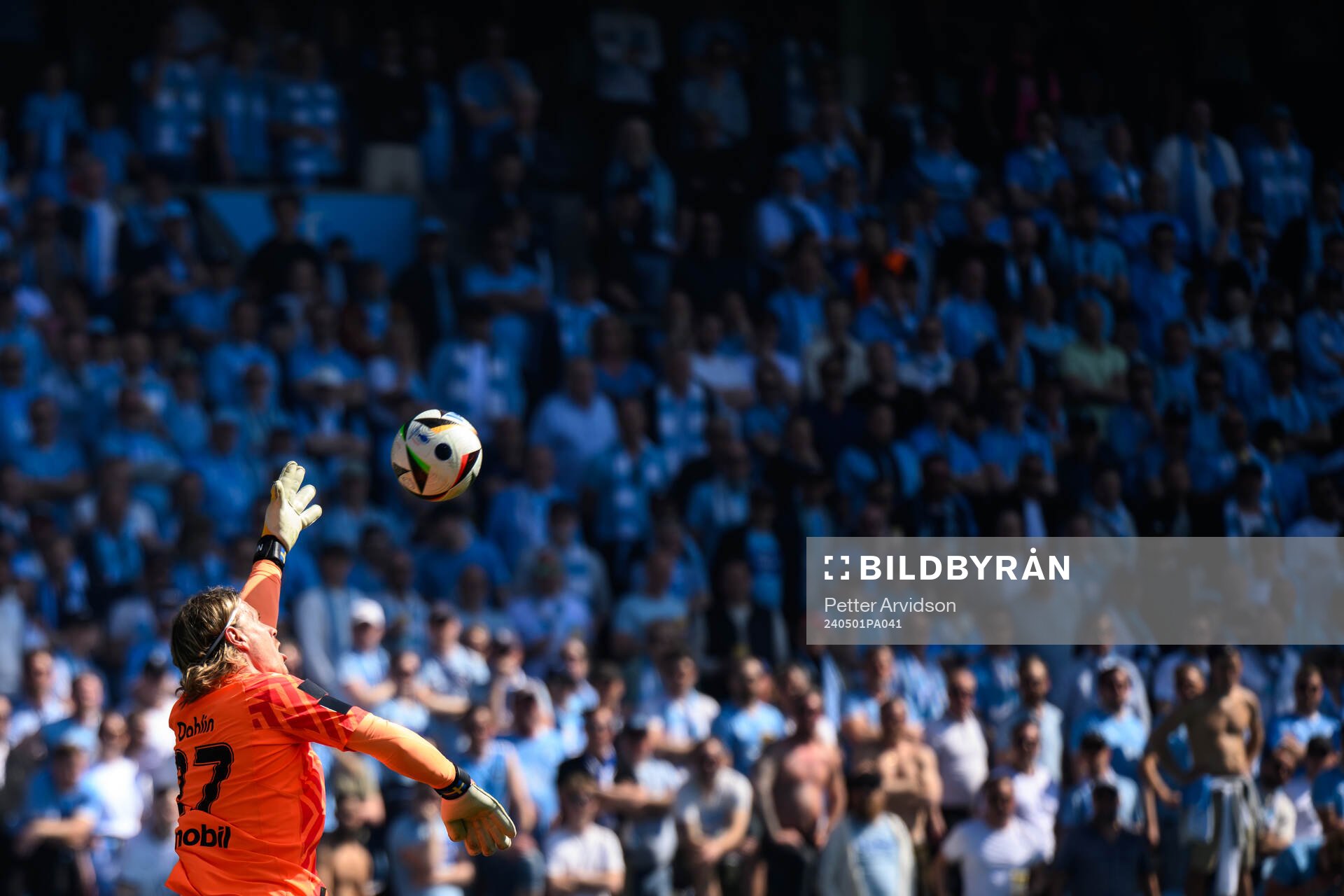 Malmö FFs målvakt Johan Dahlin