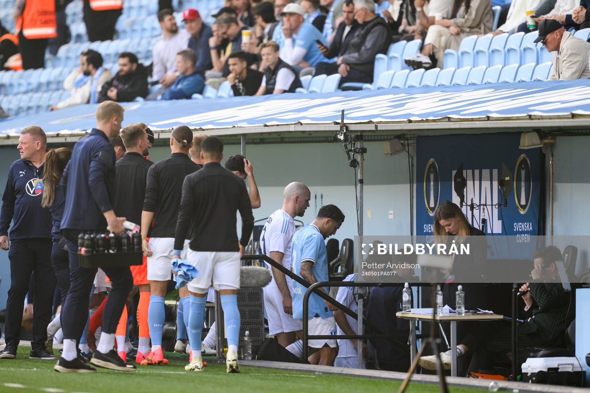 Djurgårdens Marcus Danielson och Malmö FFs Sergio Pena