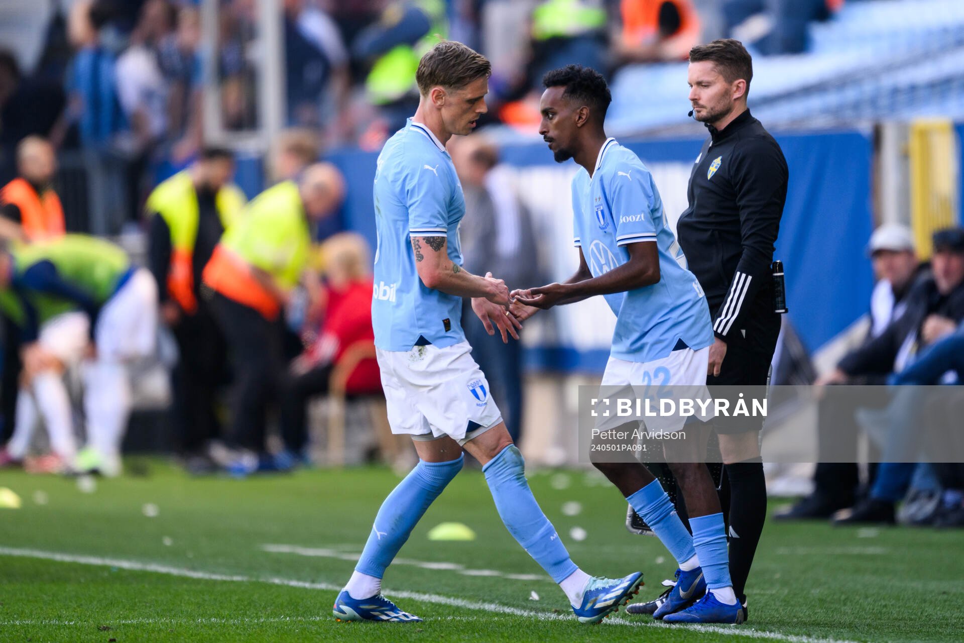 Malmö FFs Søren Rieks och Taha Abdi Ali