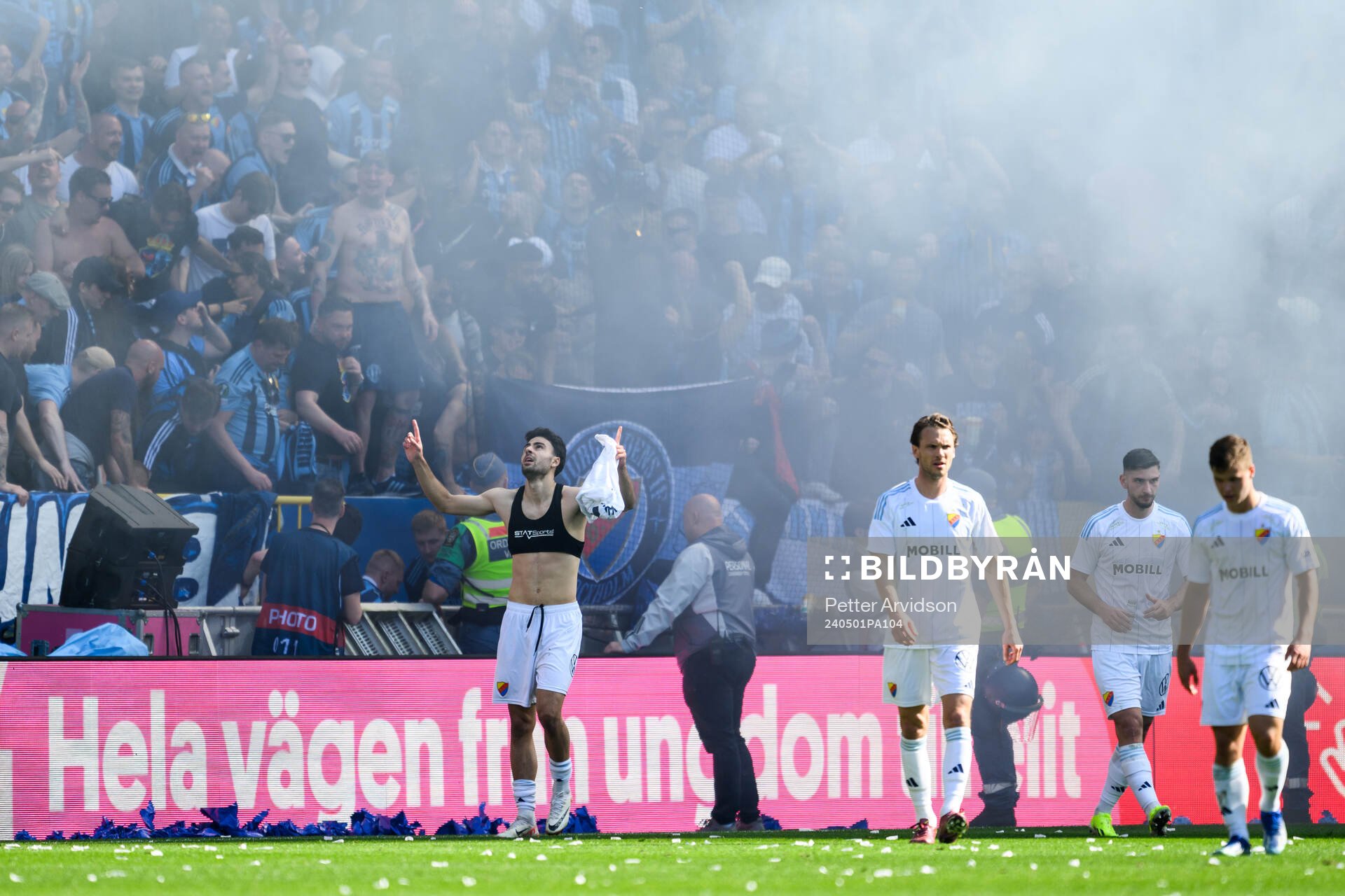 Djurgårdens Deniz Hummet jublar