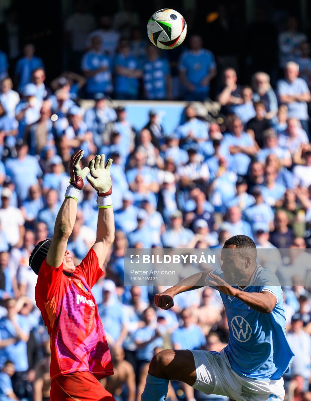 Djurgårdens målvakt Jacob Widell Zetterström och Malmö