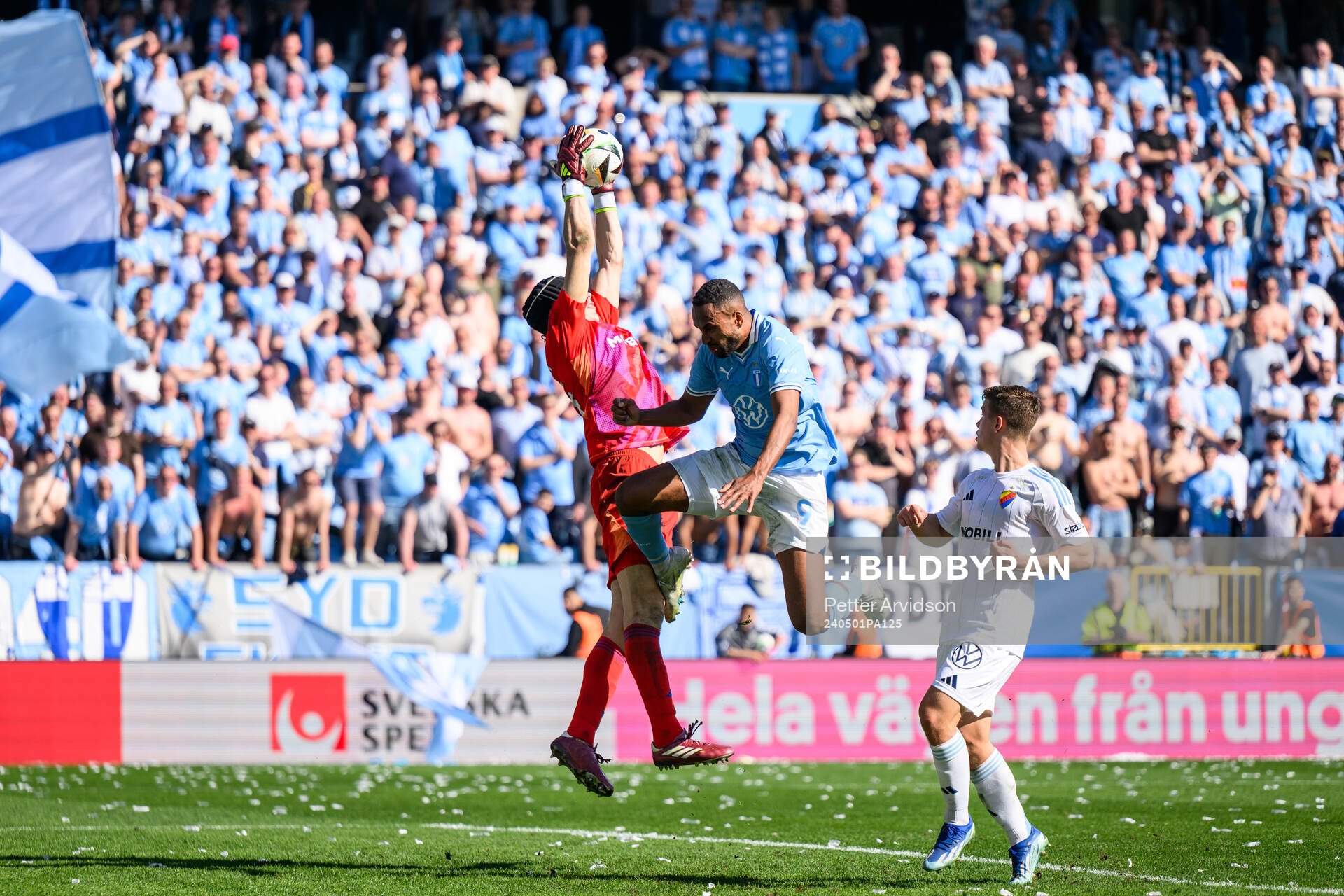 Djurgårdens målvakt Jacob Widell Zetterström och Malmö