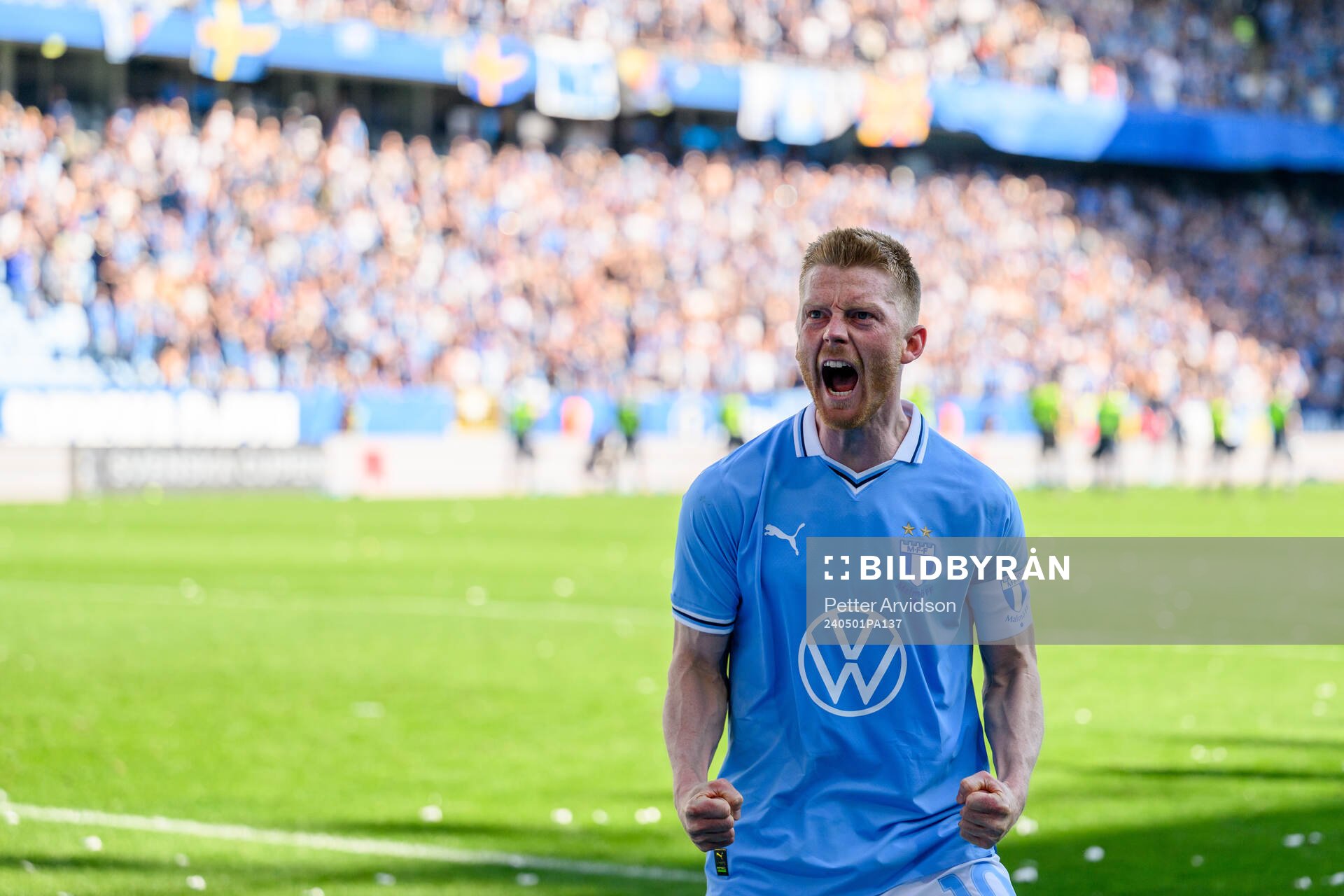 Malmö FFs Anders Christiansen jublar