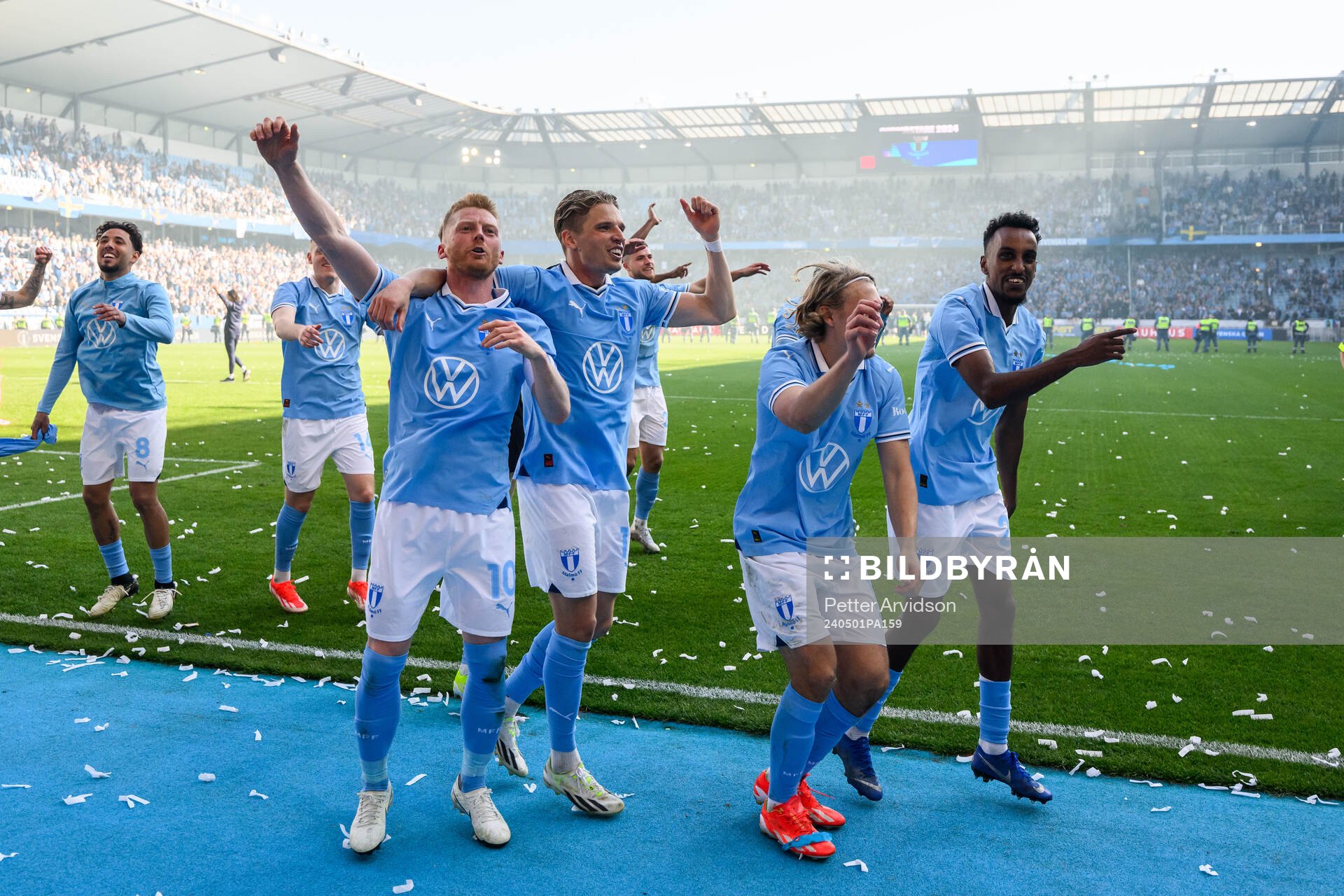 Malmö FFs Anders Christiansen jublar