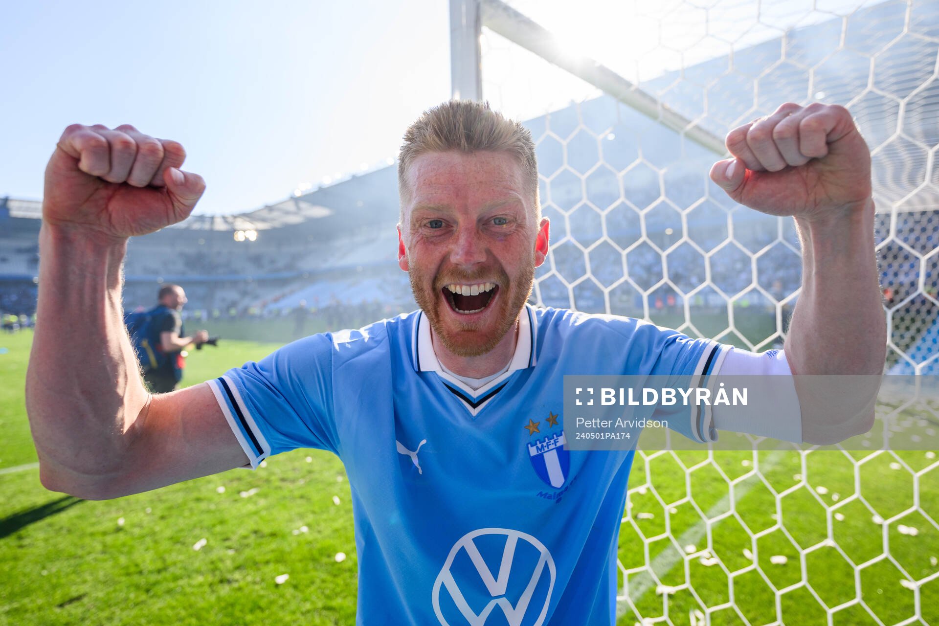 Malmö FFs Anders Christiansen jublar