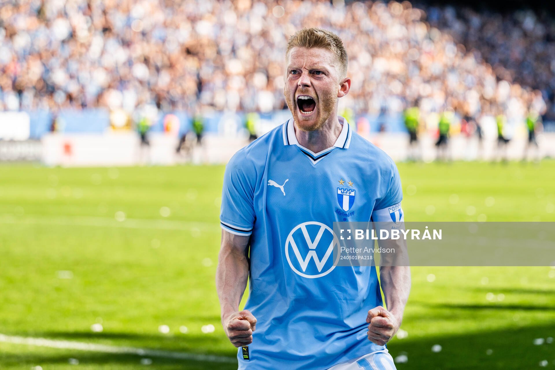 Malmö FFs Anders Christiansen jublar
