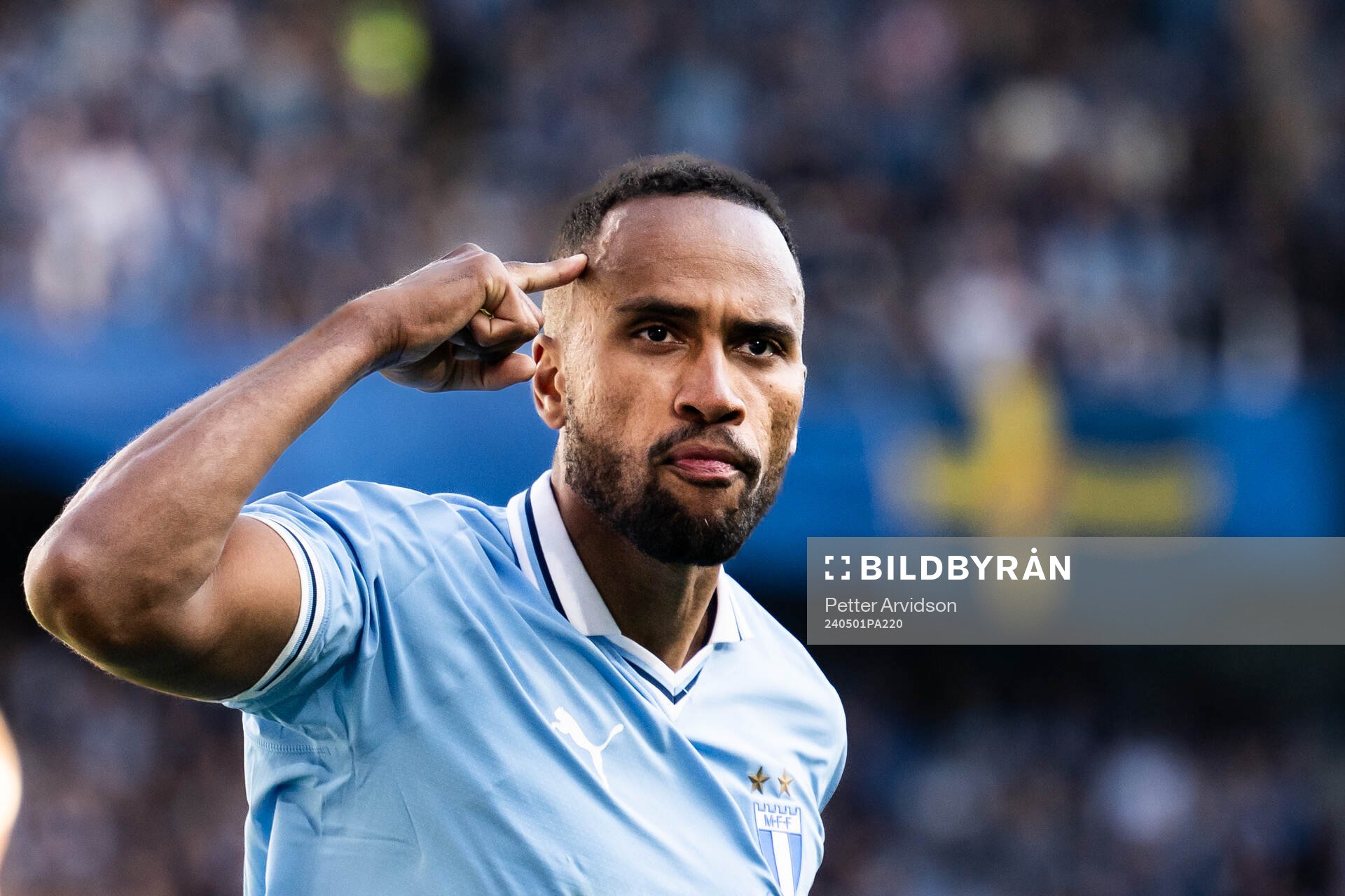 Malmö FFs Isaac Kiese Thelin jublar