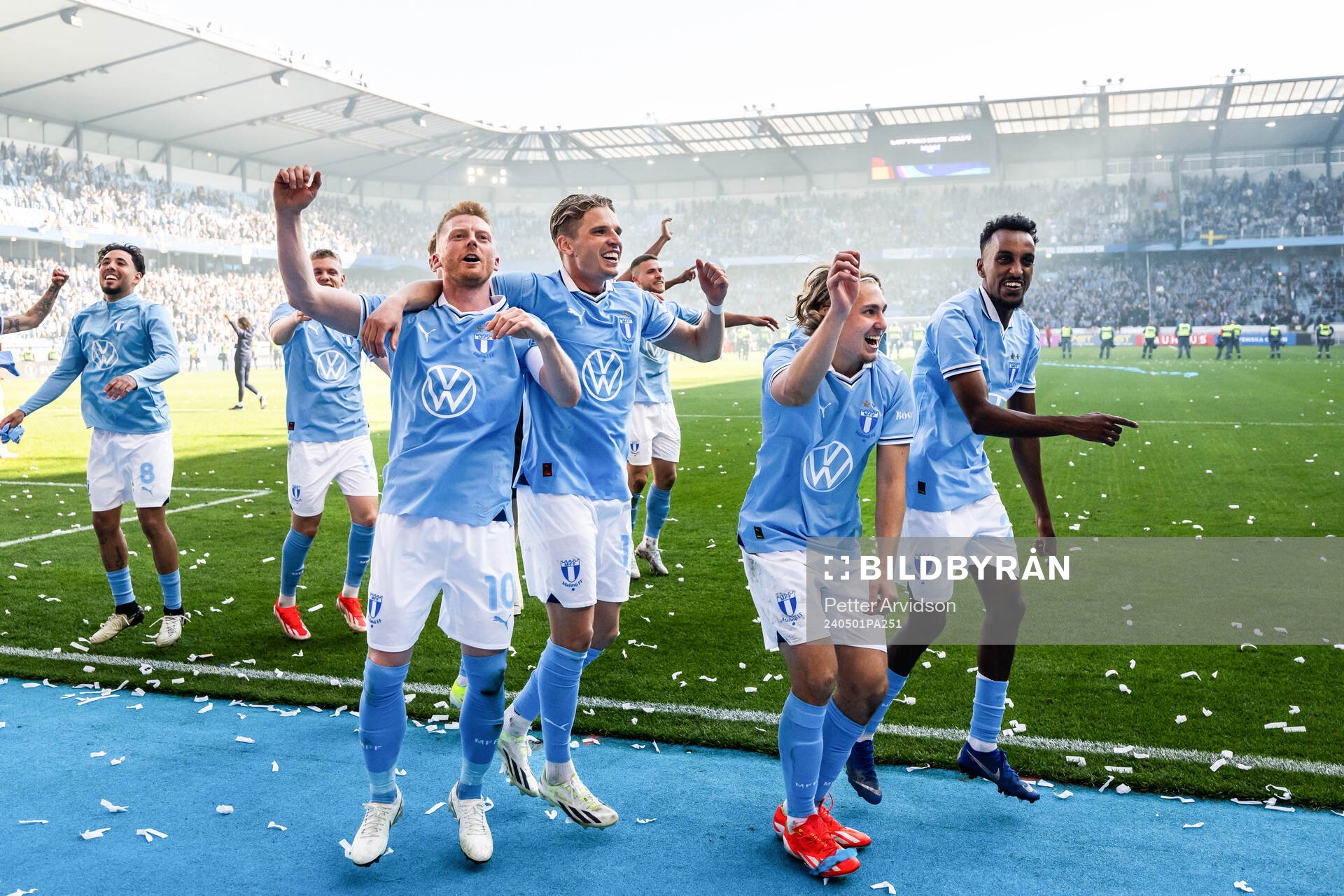 Malmö FFs Anders Christiansen, Jens Stryger Larsen,