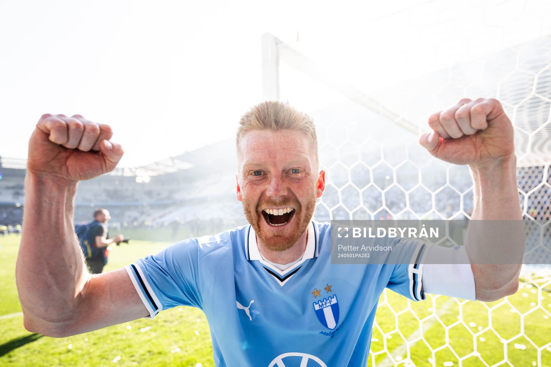 Malmö FFs Anders Christiansen jublar