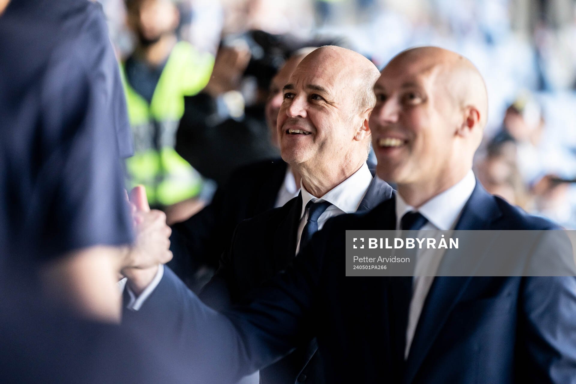 Svenska Fotbollförbundets ordförande Fredrik Reinfeldt