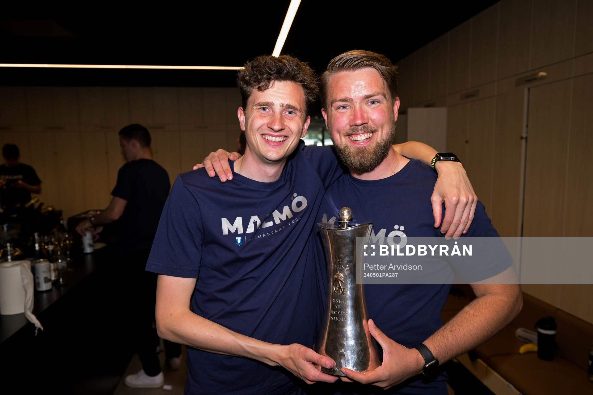 Malmö FFs assisterande tränare Martin Falk och
