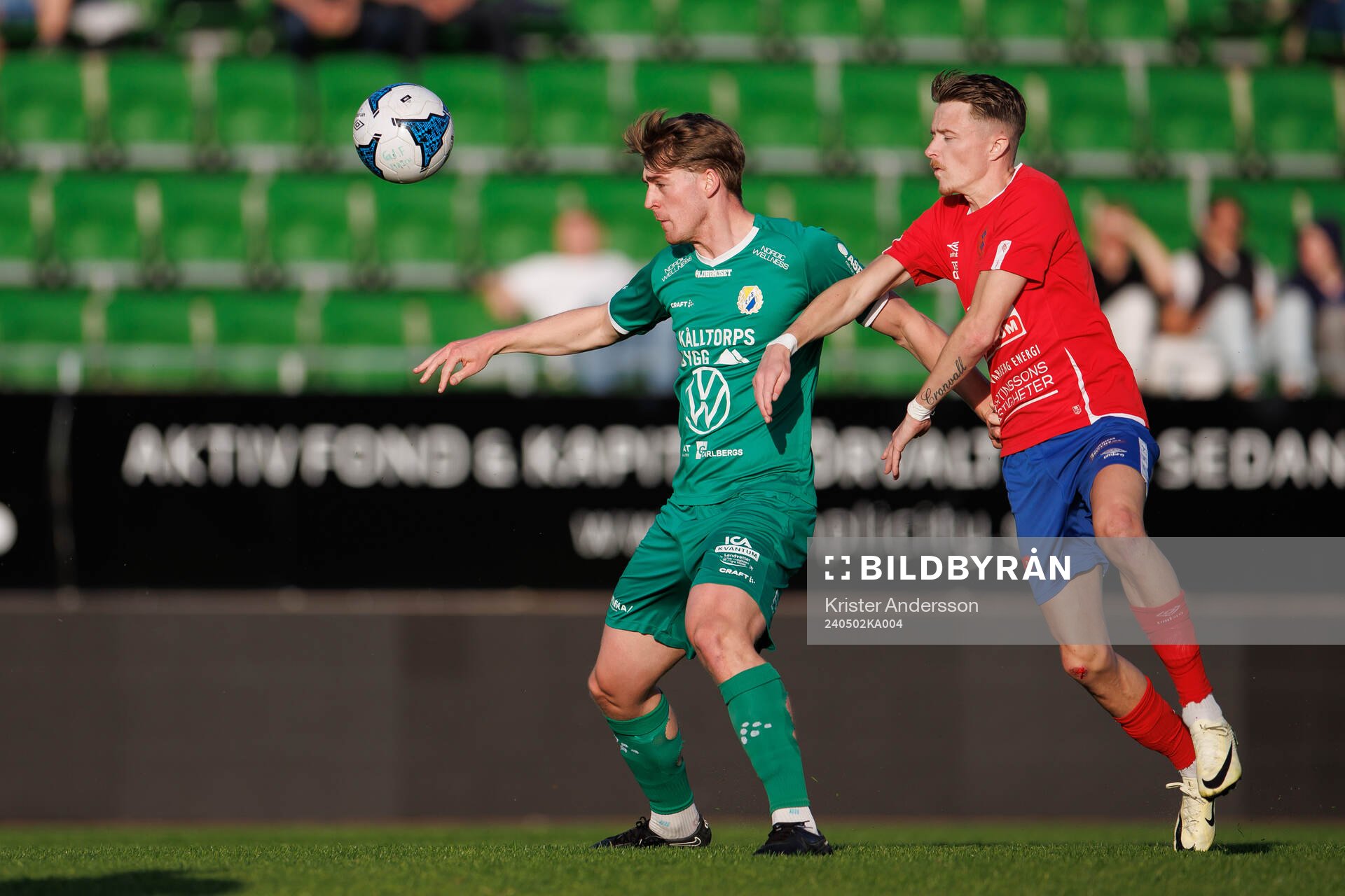 Landvetters Edvin Svalling och Varbergs Rasmus Cronvall