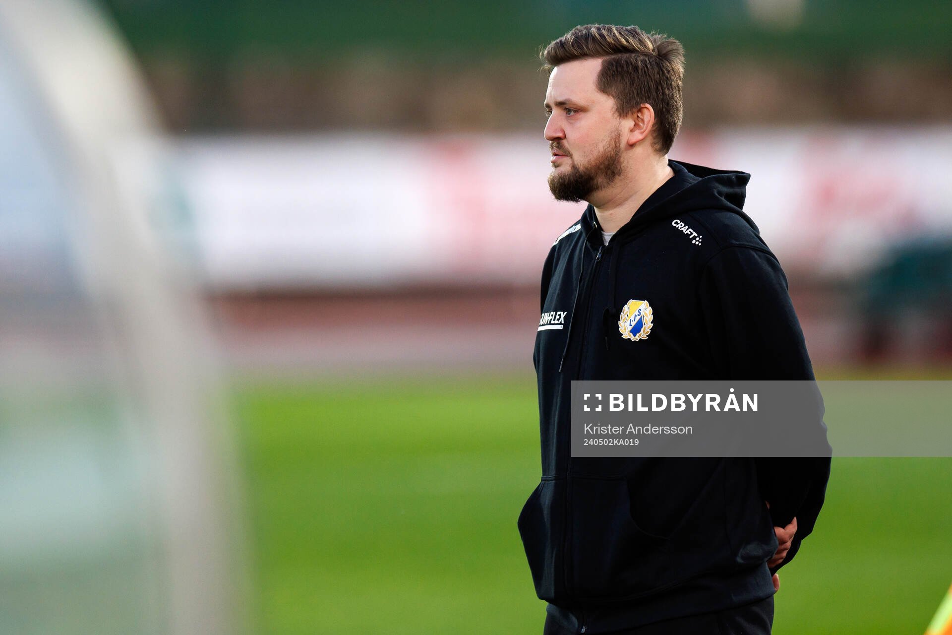 Landvetters tränare Joakim Lindén Johansson