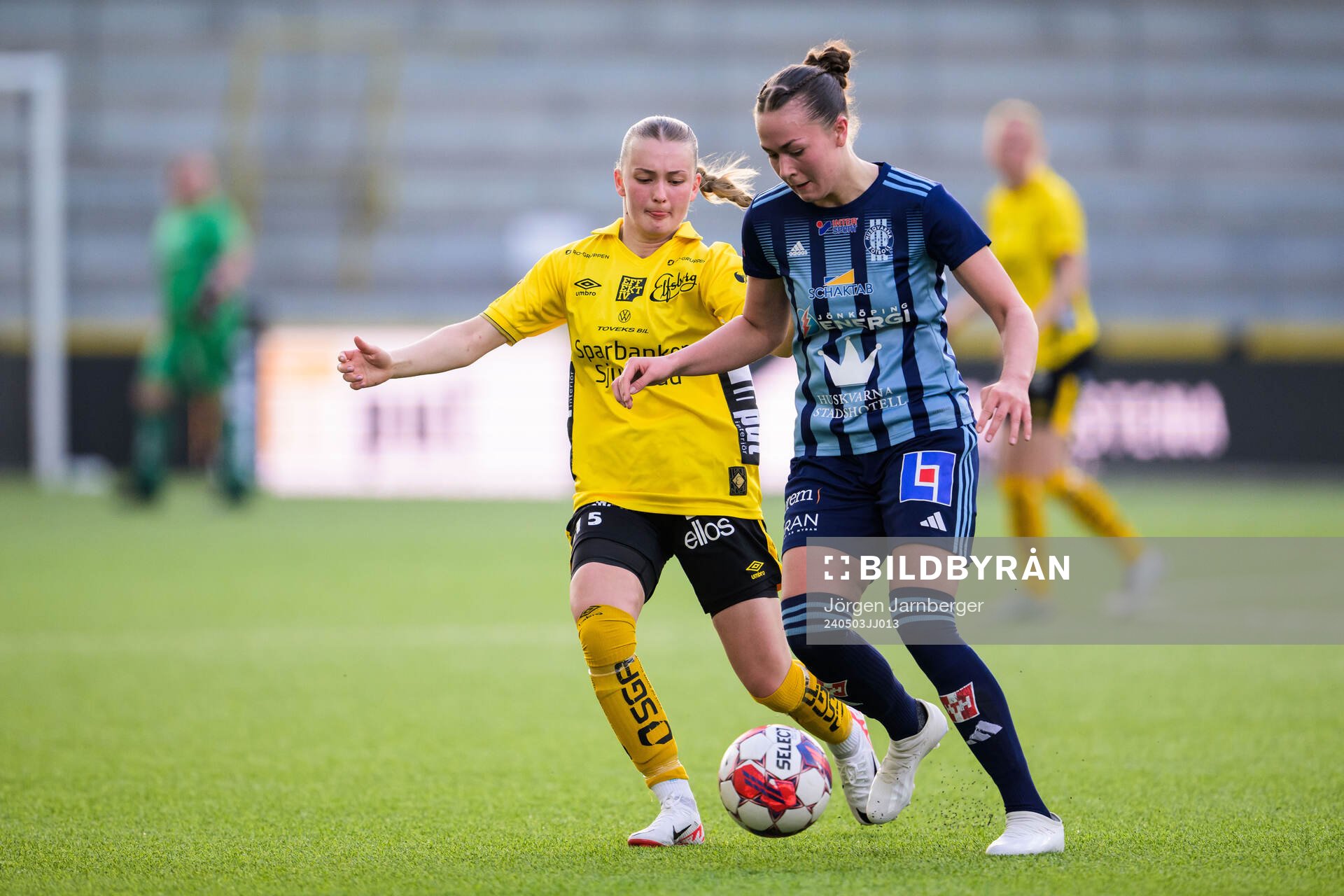 Elfsborgs Elin Johansson och Husqvarnas Ronja Lind