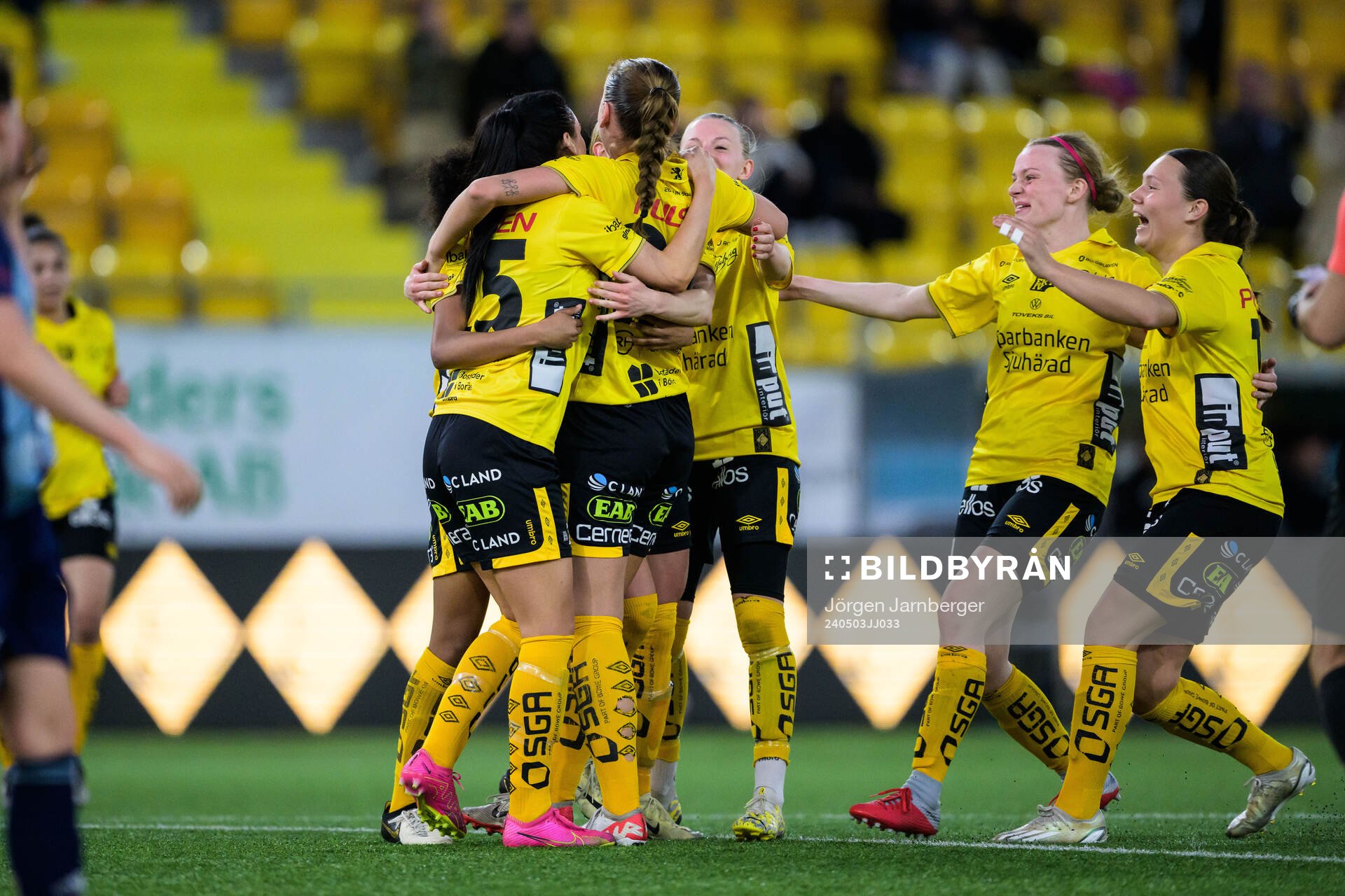 Elfsborgs spelare jublar
