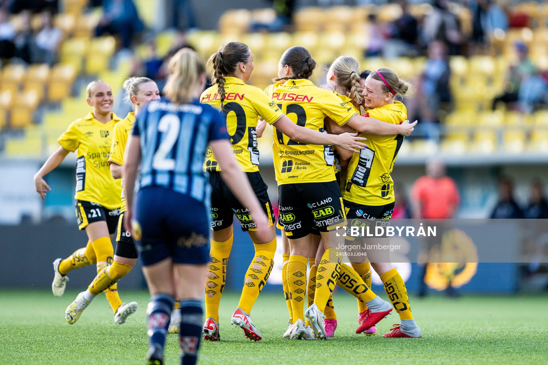 Elfsborgs spelare jublar
