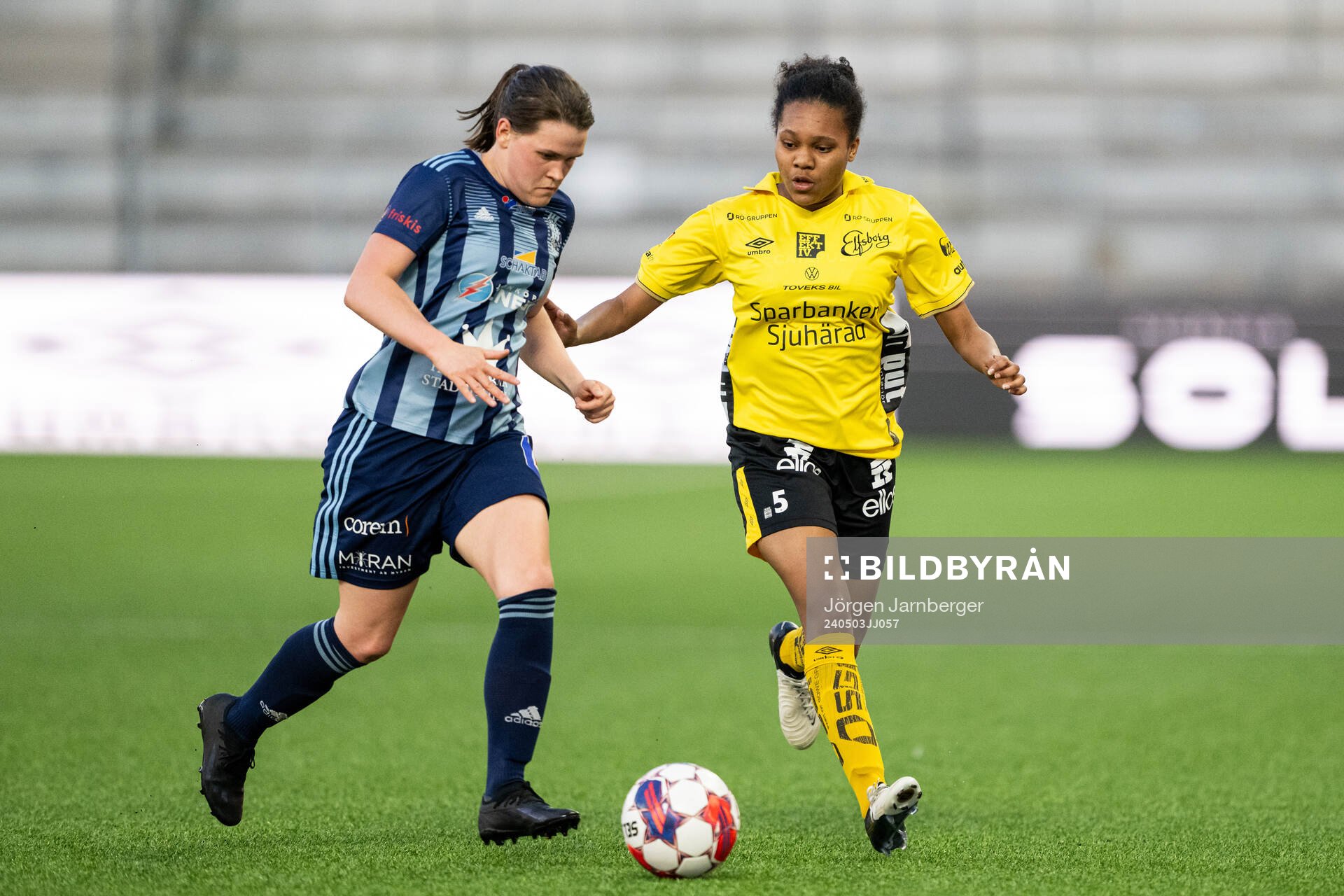 Husqvarnas Moa Axelsson och Elfsborgs Vanessa Lopez