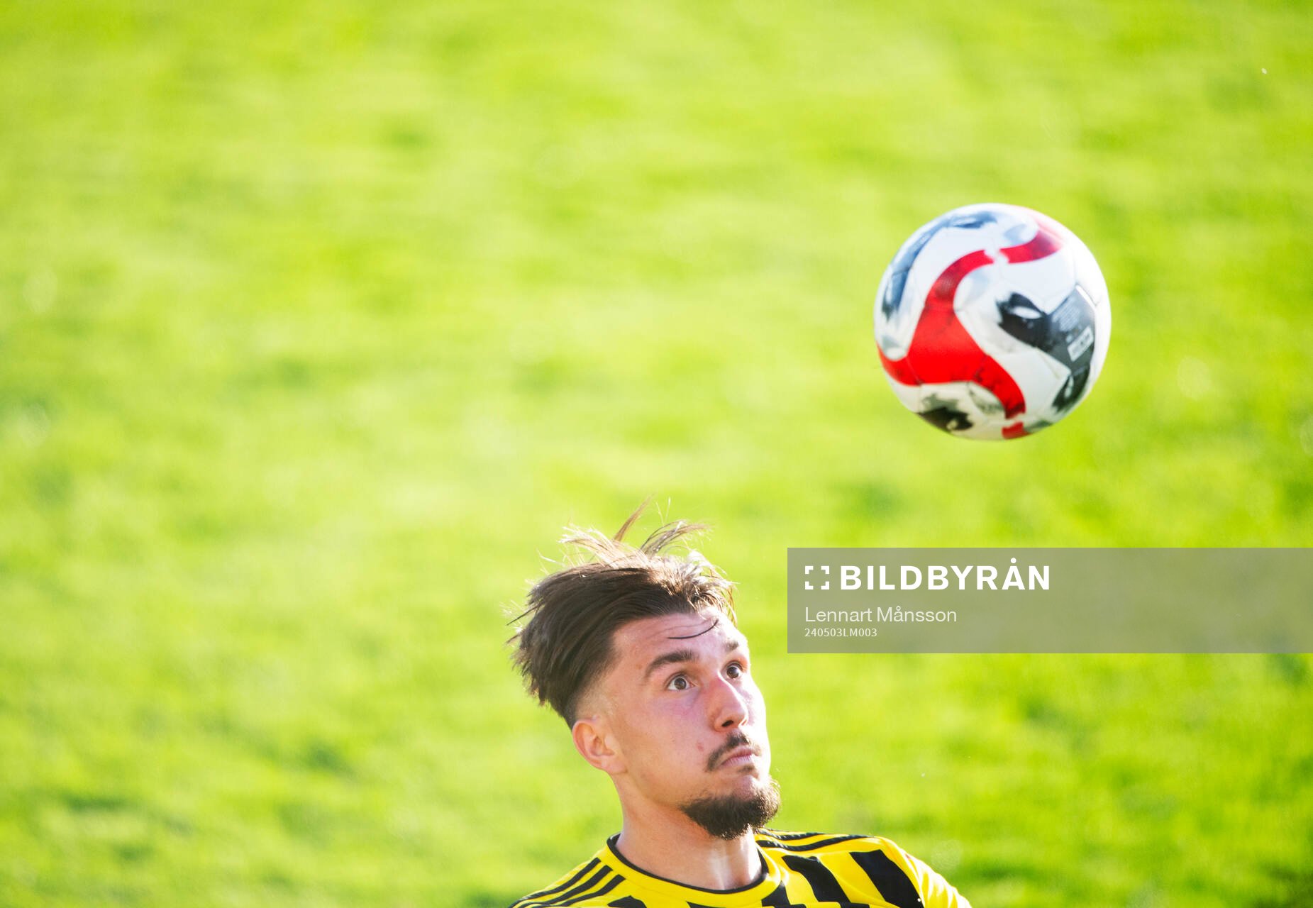 IFK Hässleholms Alen Zahirovic i matchen i div. 2 mellan