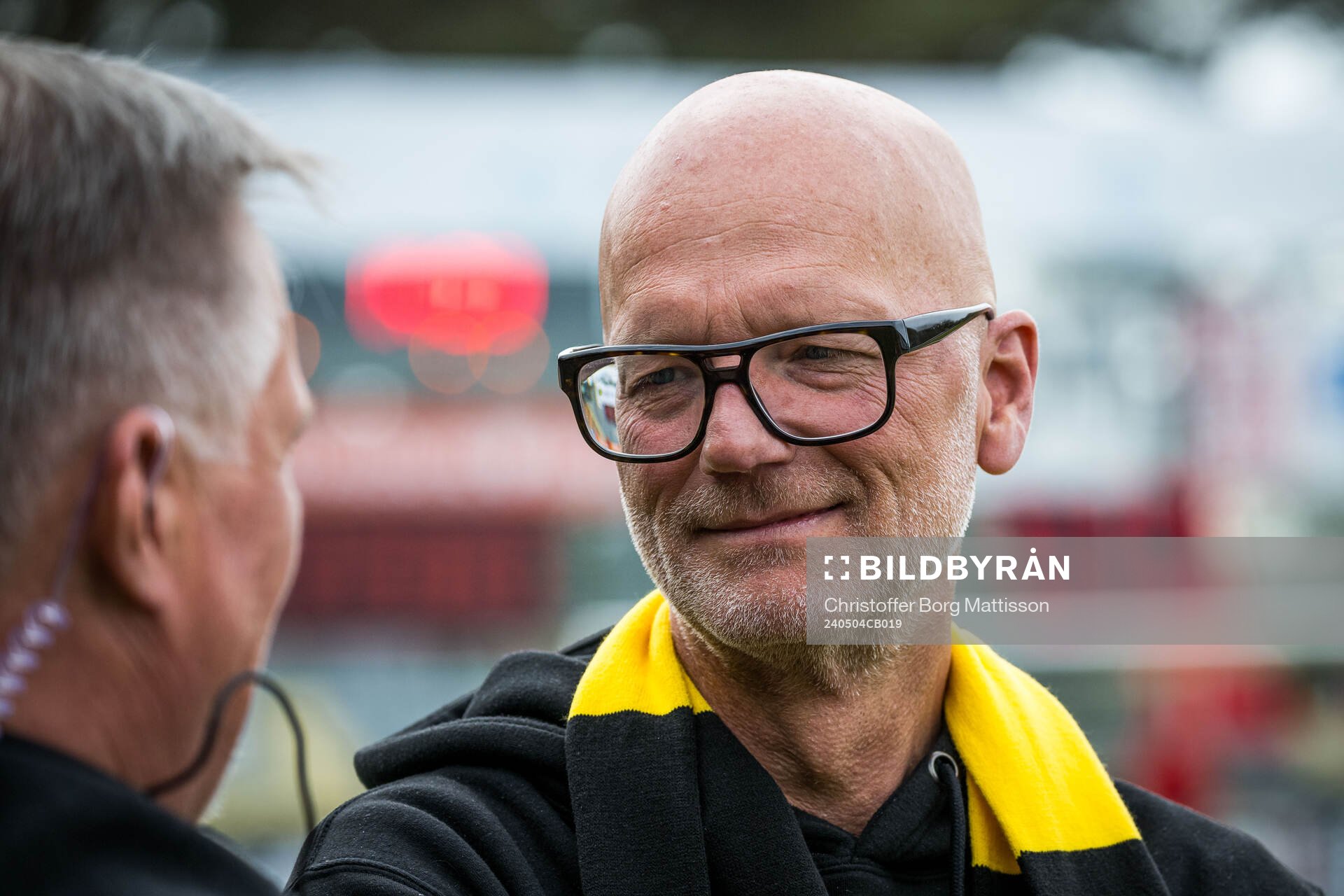 Mjällbys ordförande Magnus Emeus