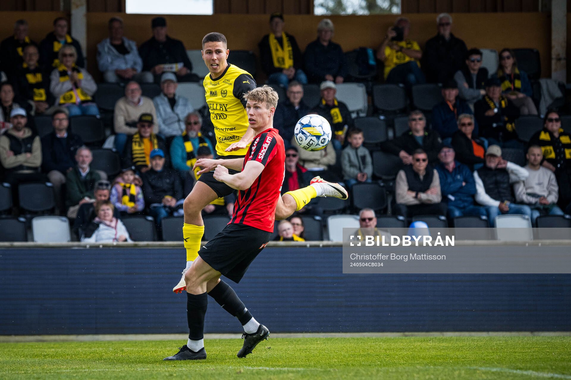 Mjällbys Nicklas Røjkjær och Brommapojkarnas Torbjörn
