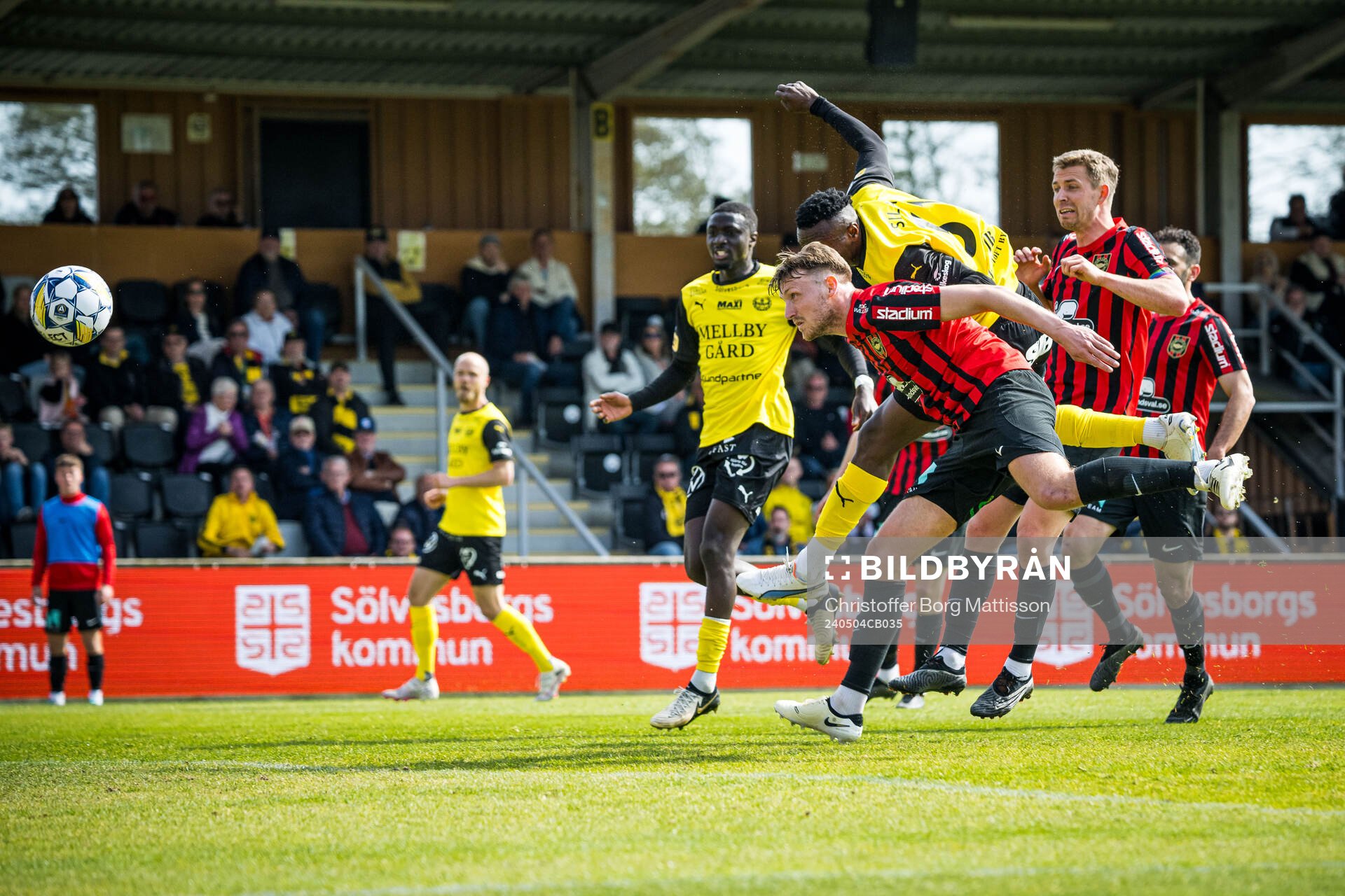 Mjällbys Silas Nwankwo gör 1-0