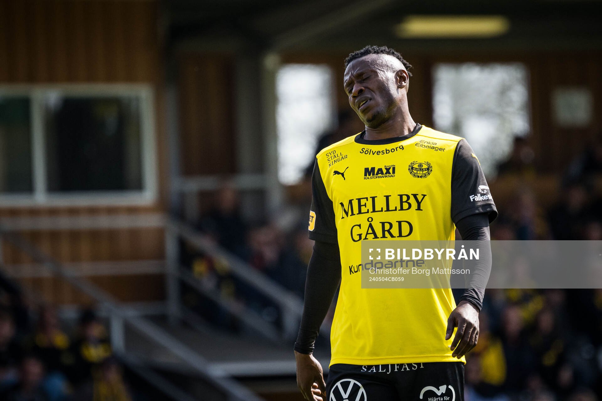 Mjällbys Silas Nwankwo deppar
