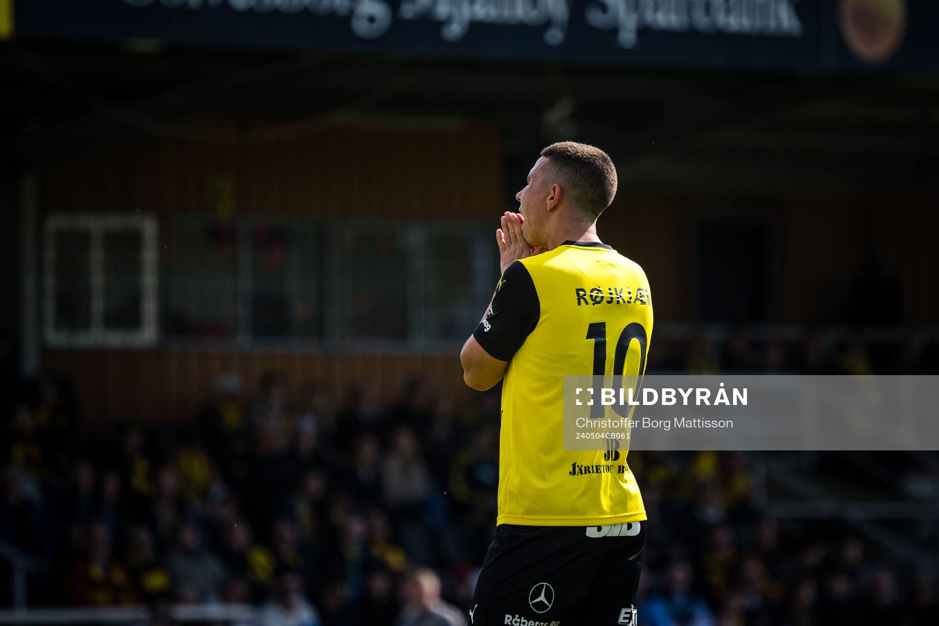 Mjällbys Nicklas Røjkjær deppar