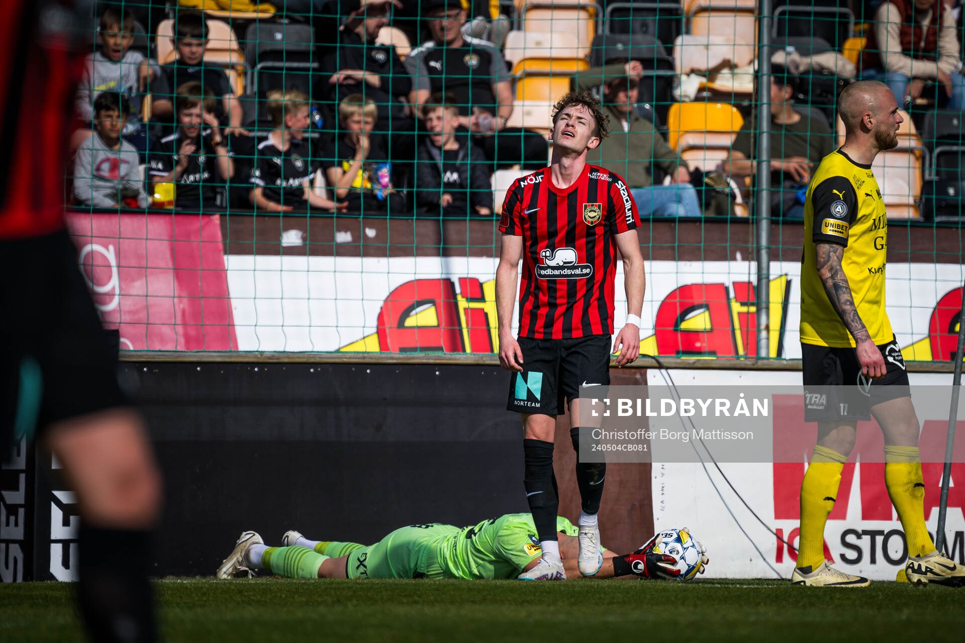 Brommapojkarnas Alexander Johansson deppar